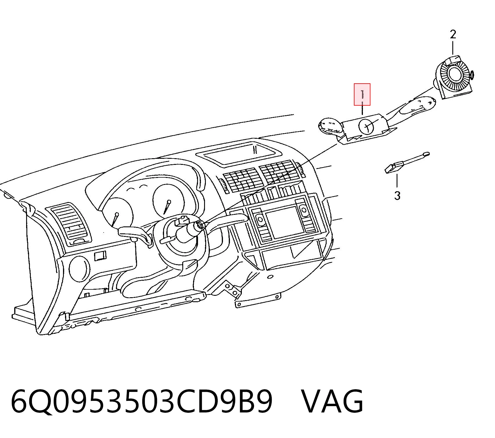 6Q0953503CD9B9 VAG