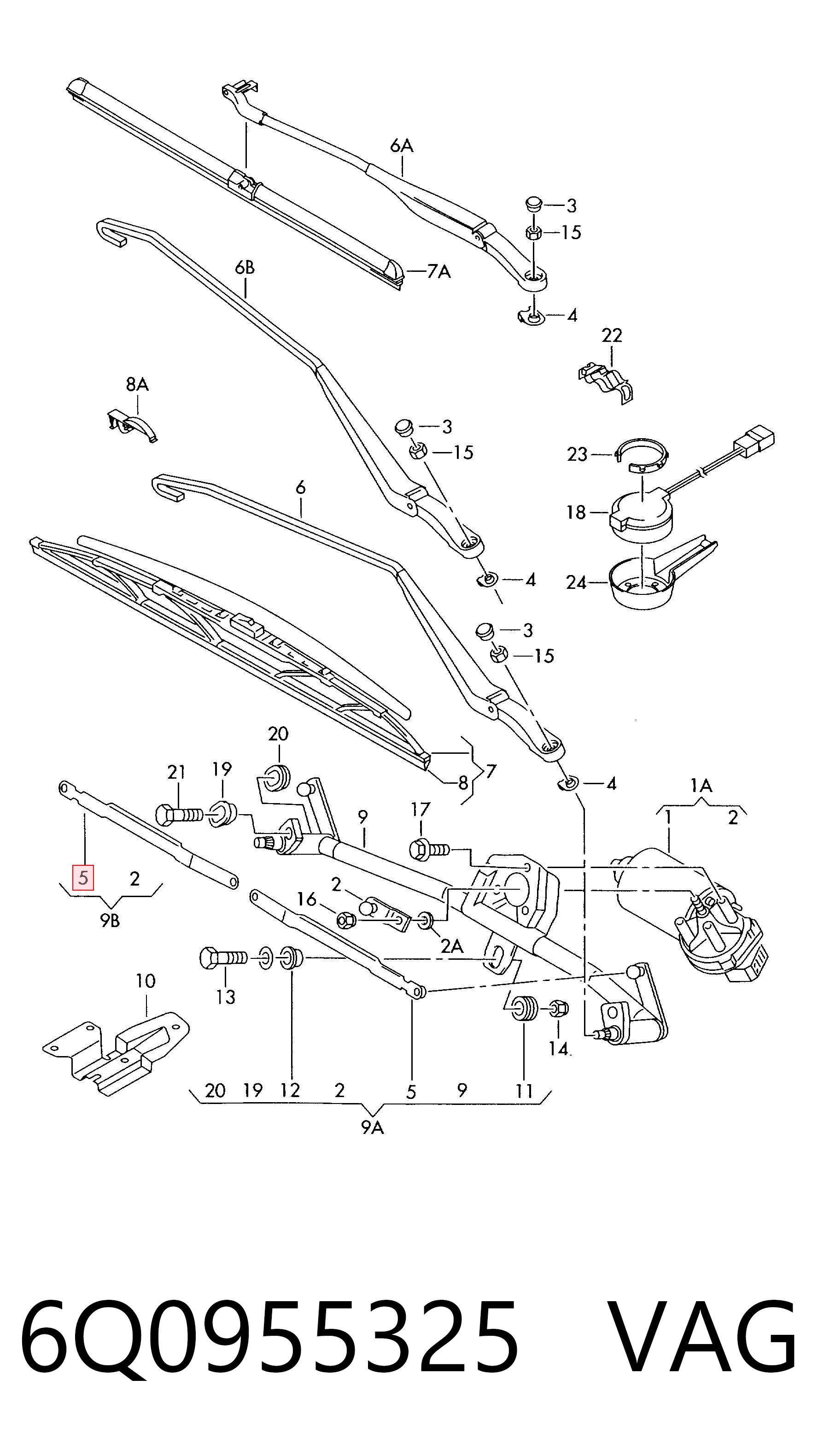  para Volkswagen Polo IV (9A4)