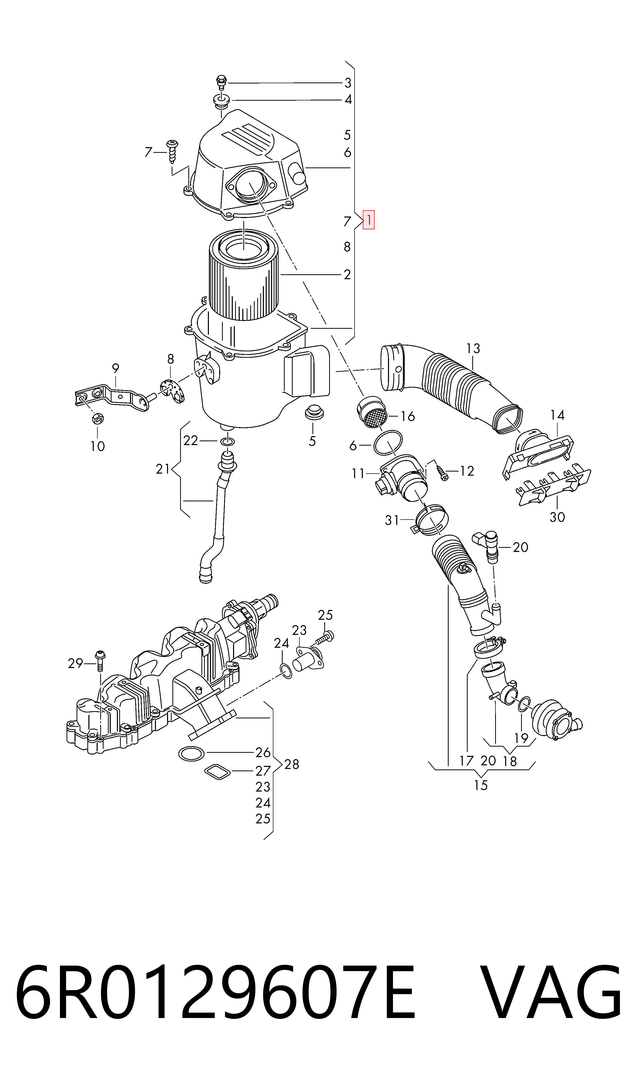 6R0129607E VAG