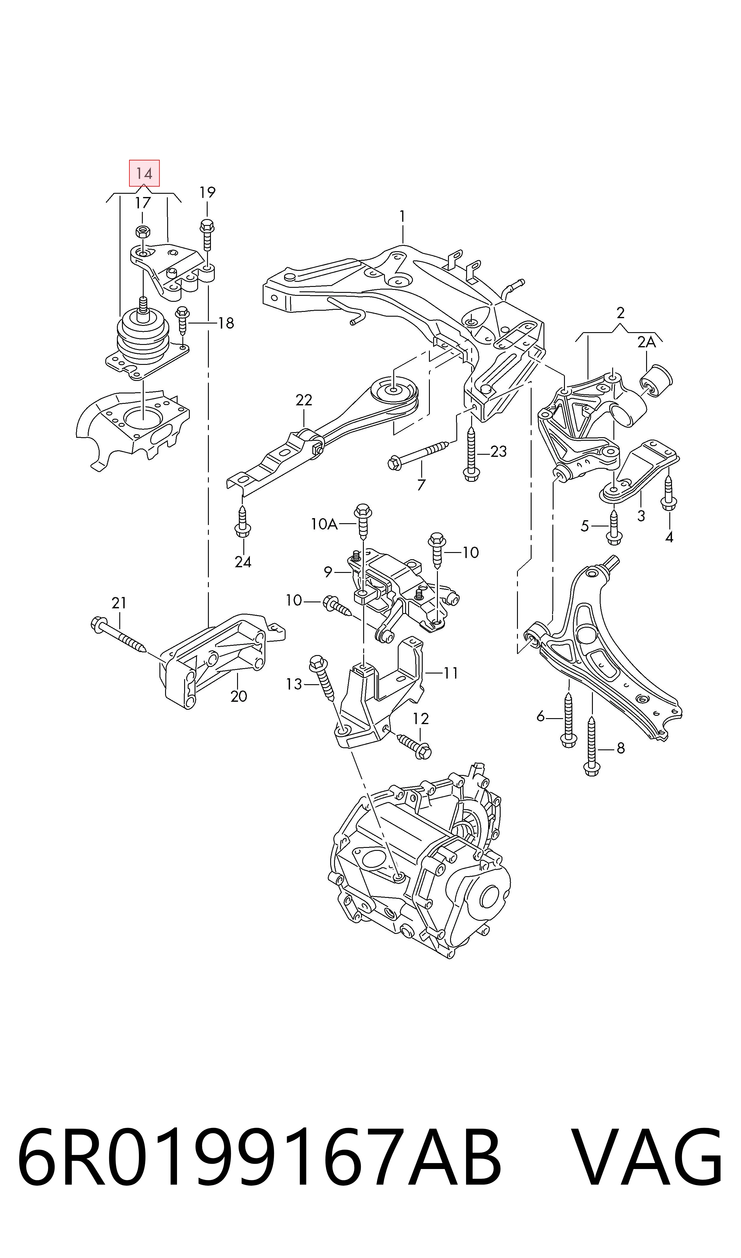 6R0199167AB VAG