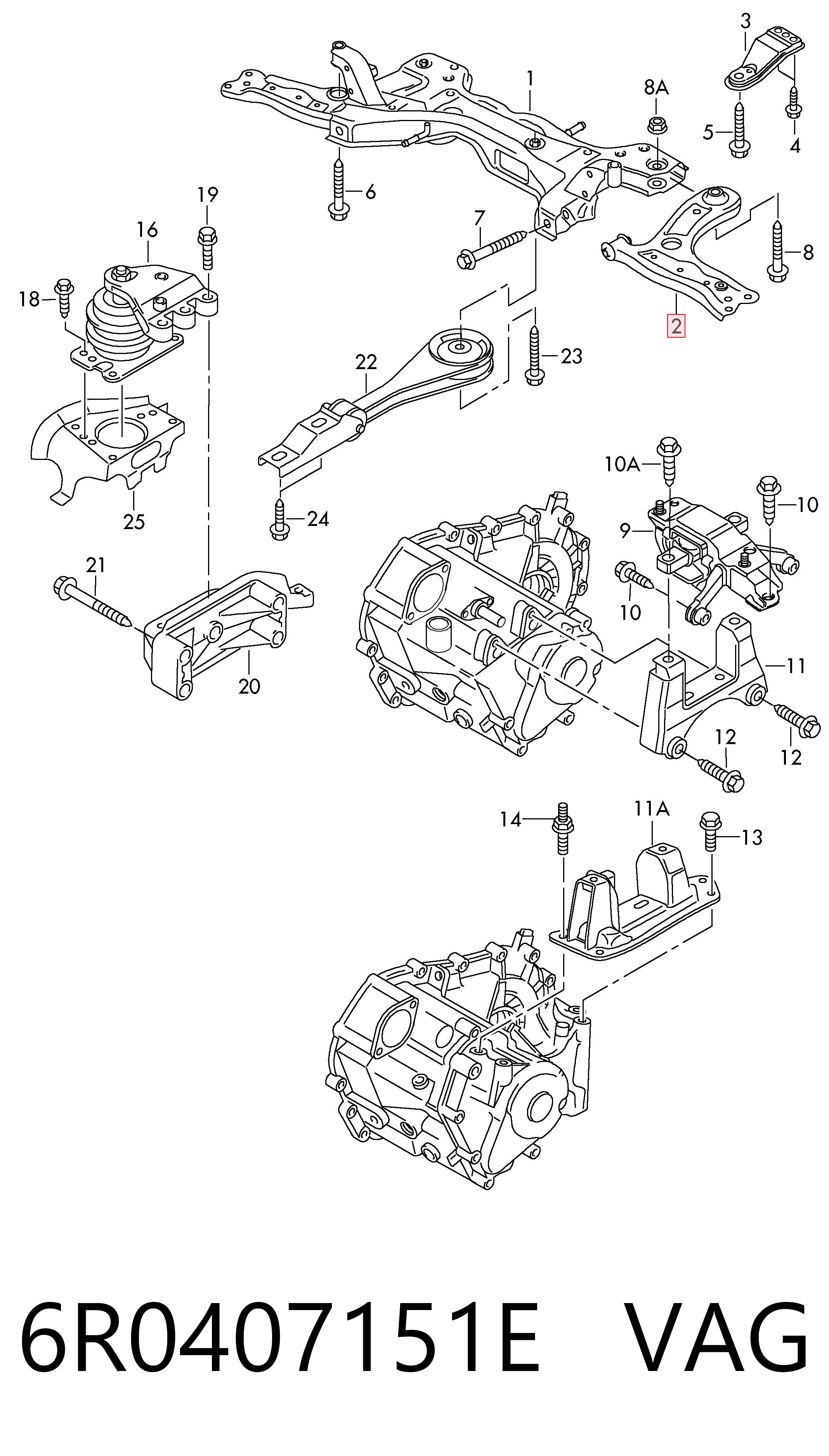 6R0407151E VAG