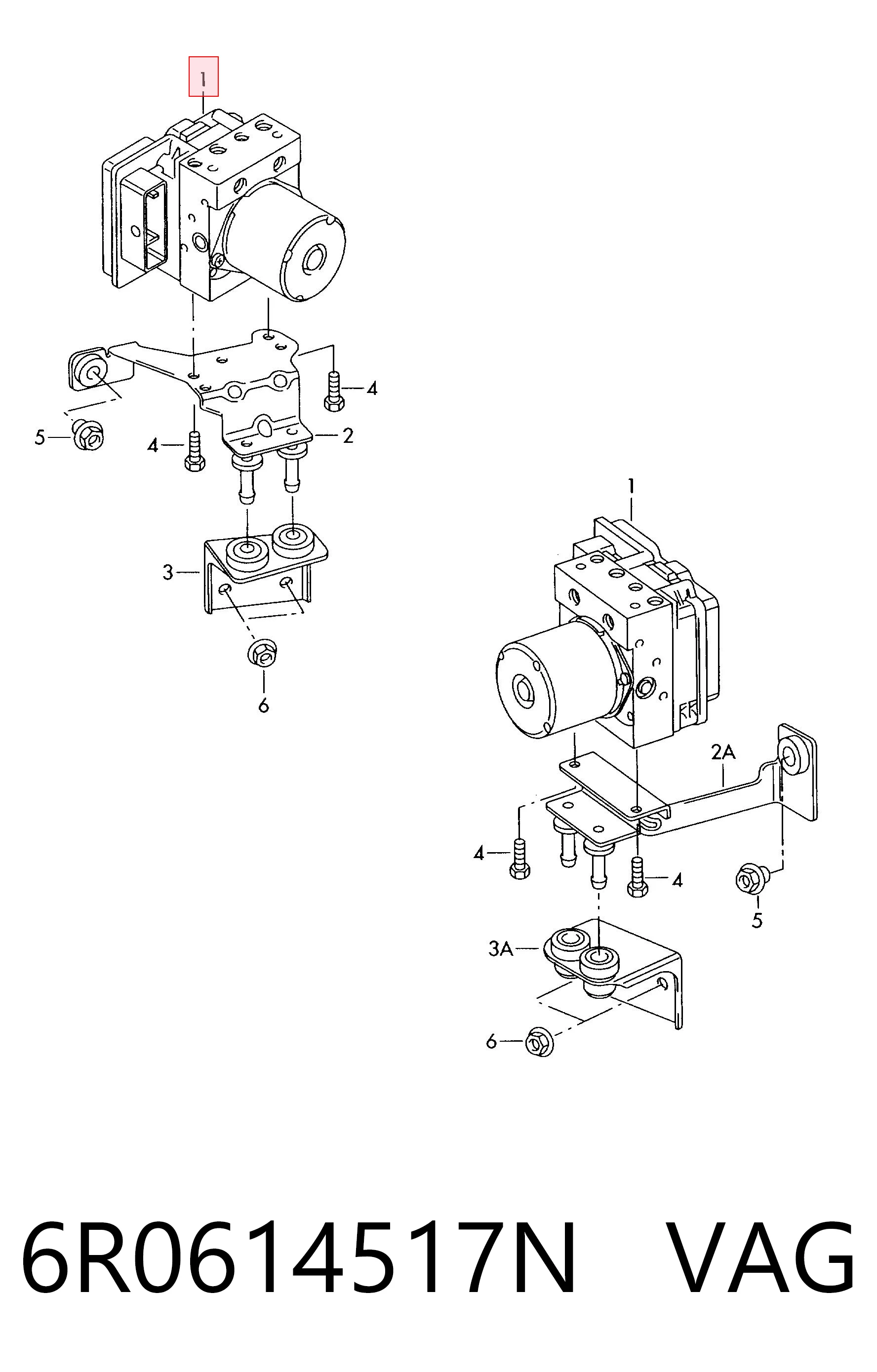 0265234717 Bosch Unidade hidráulico de controlo ABS
