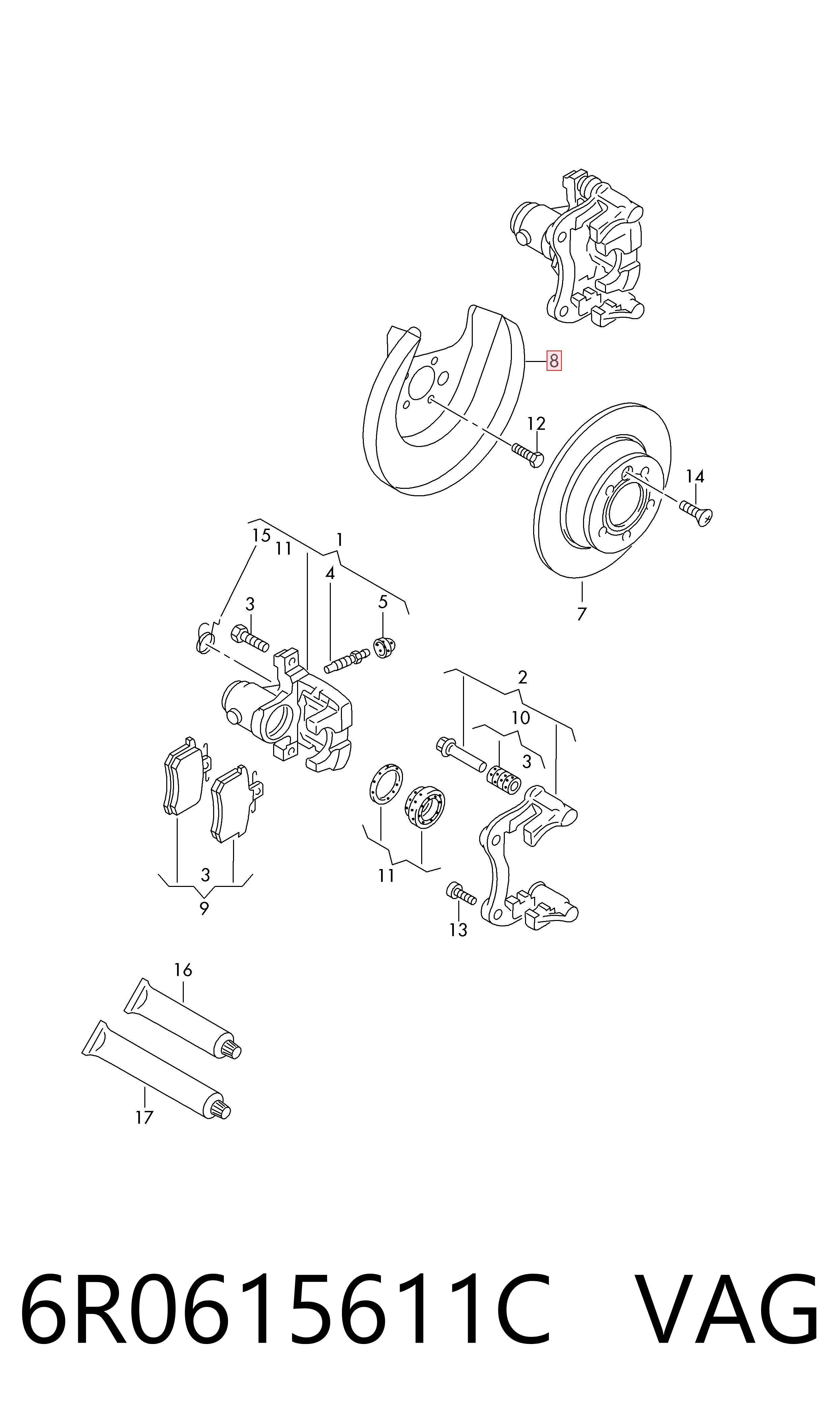 6R0615611C VAG