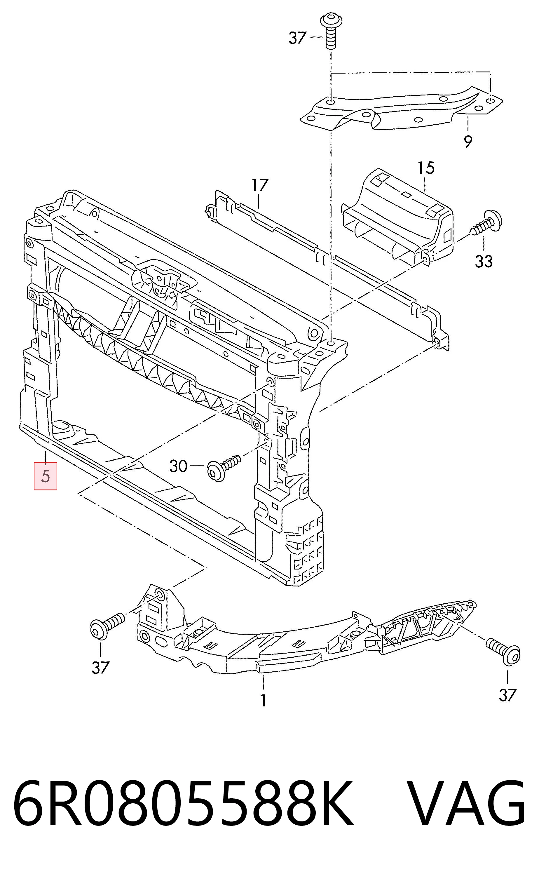 6R0805588K VAG