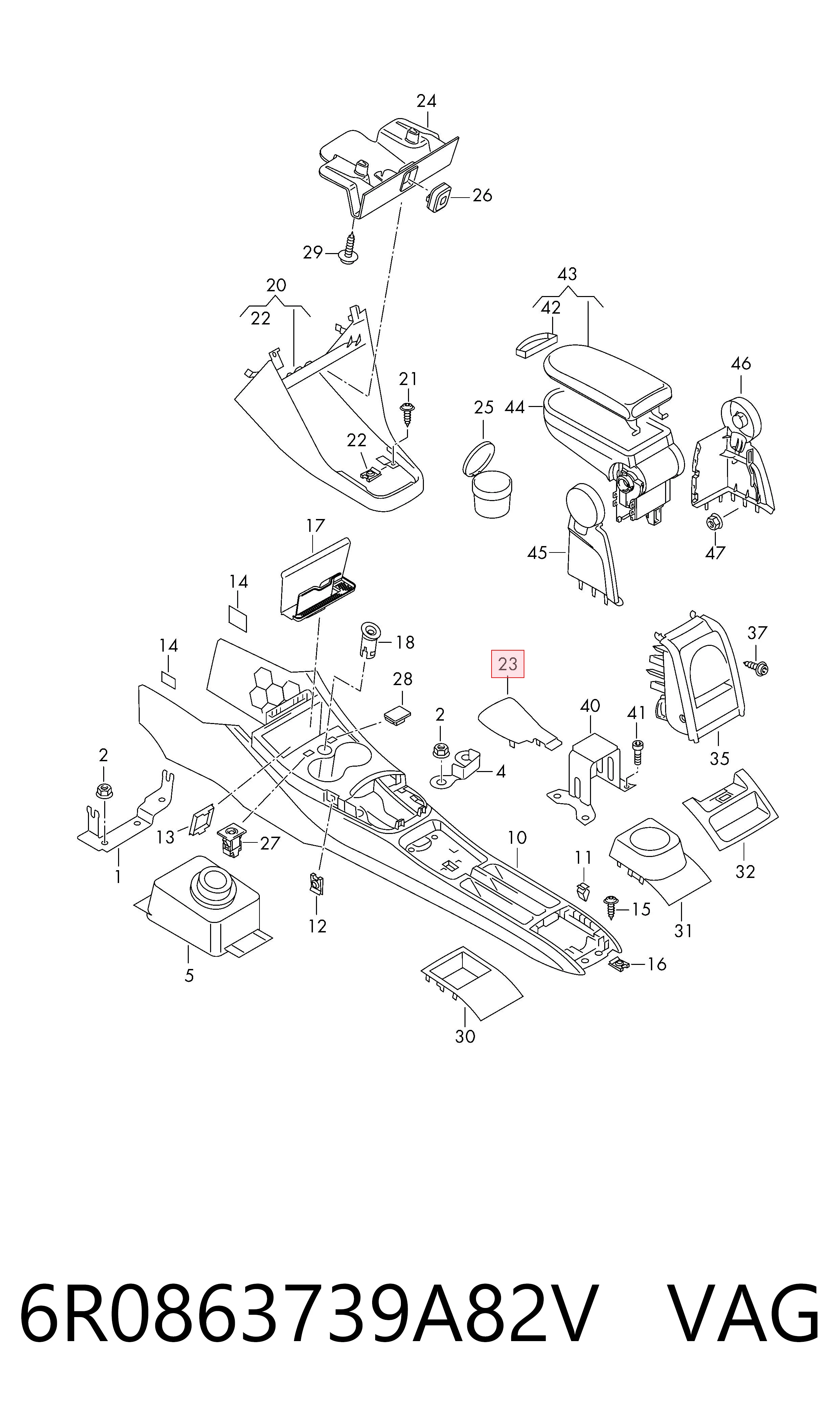  VAG 6R0863739A82V preço, a partir de 12,20 USD