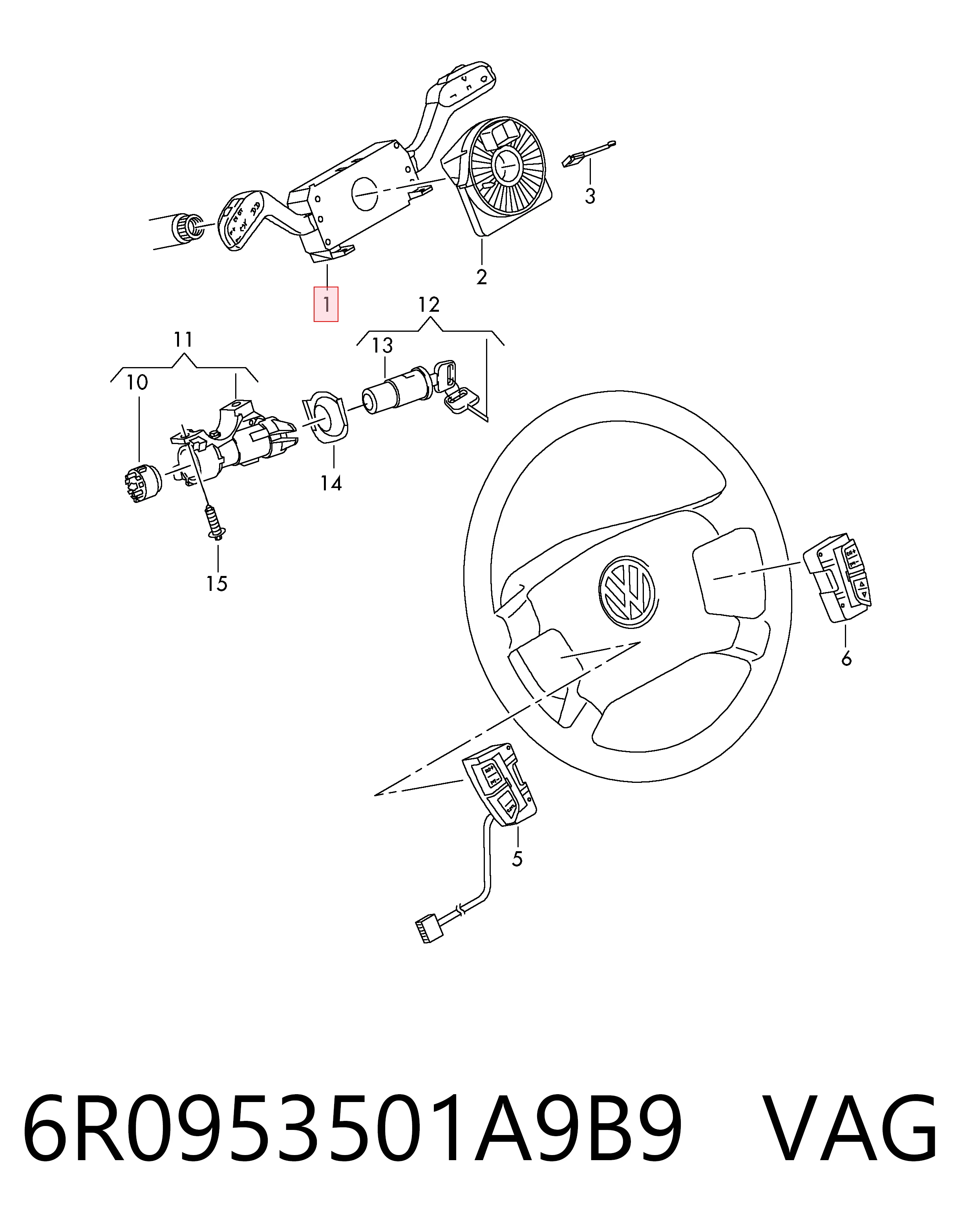 6R0953501A9B9 VAG
