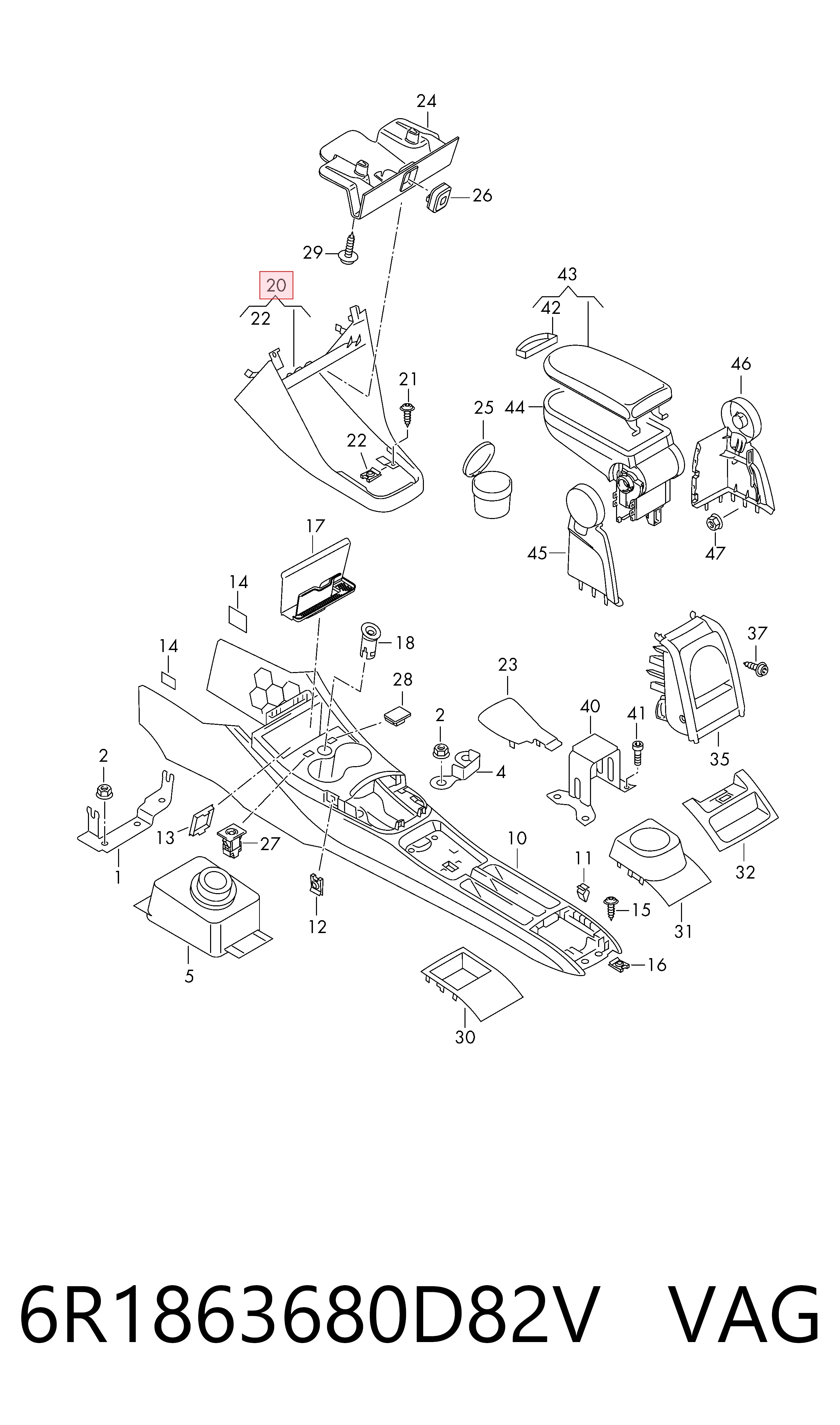 6R1863680D82V VAG