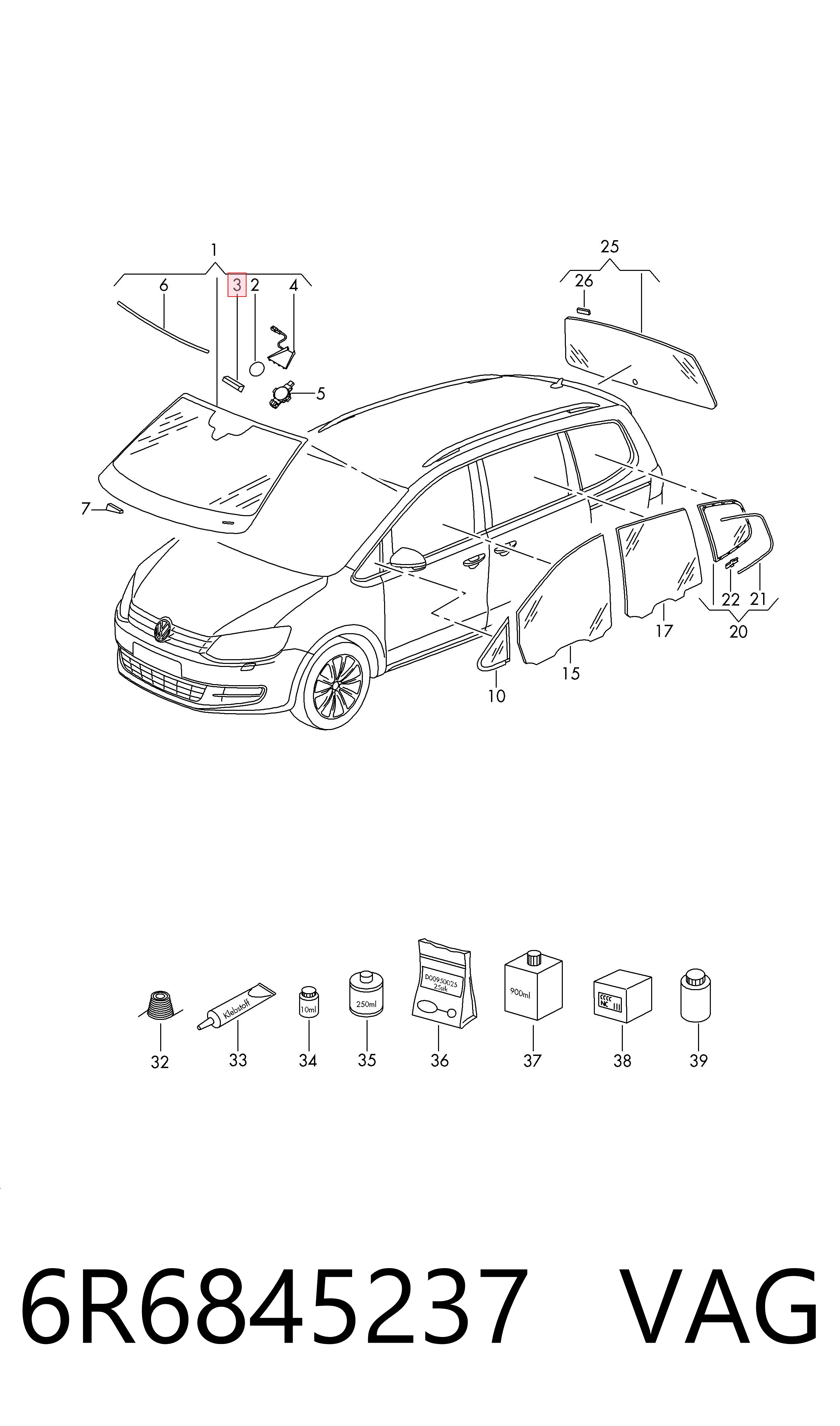  VAG 6R6845237 preço, a partir de 14,90 USD