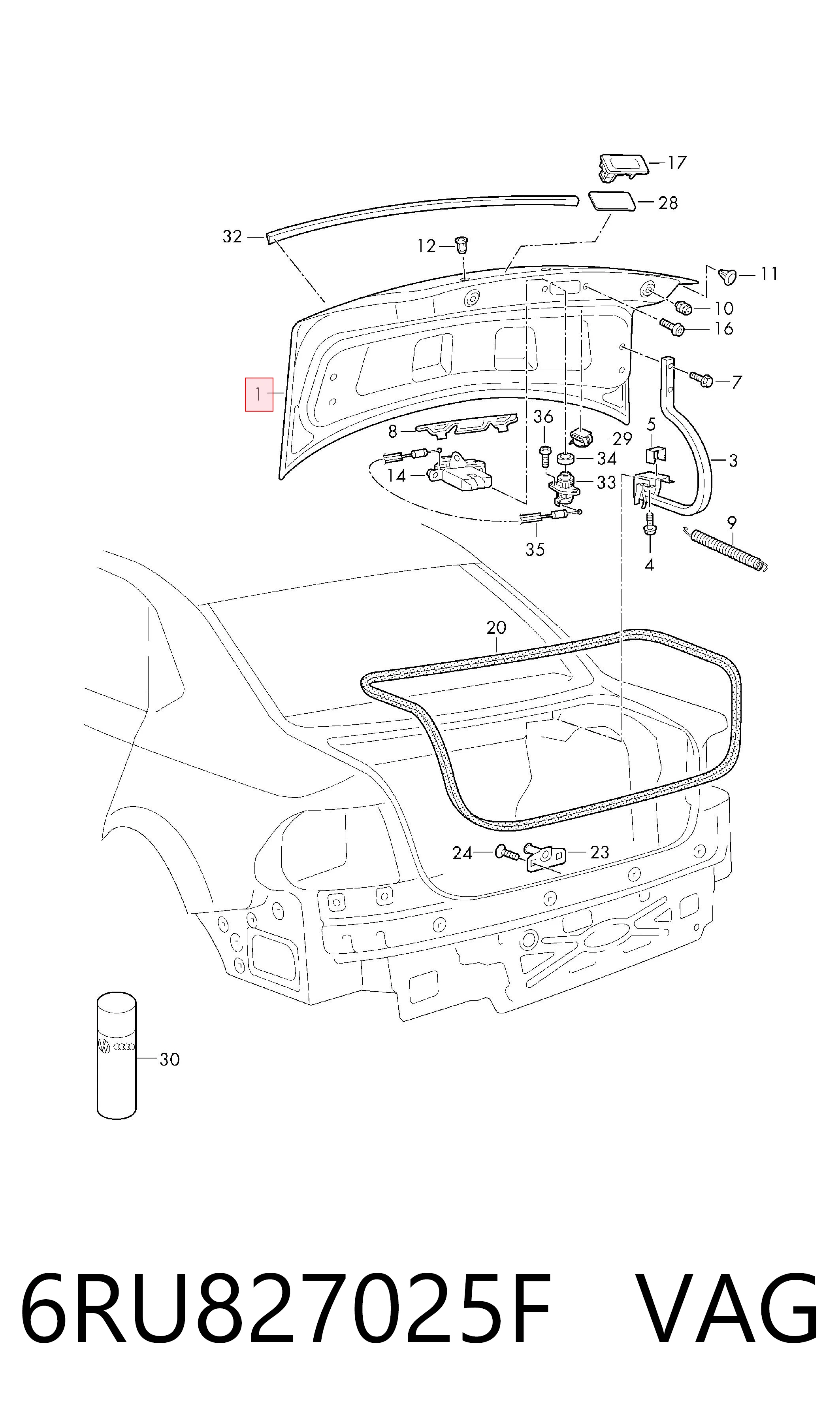 6RU827025F VAG