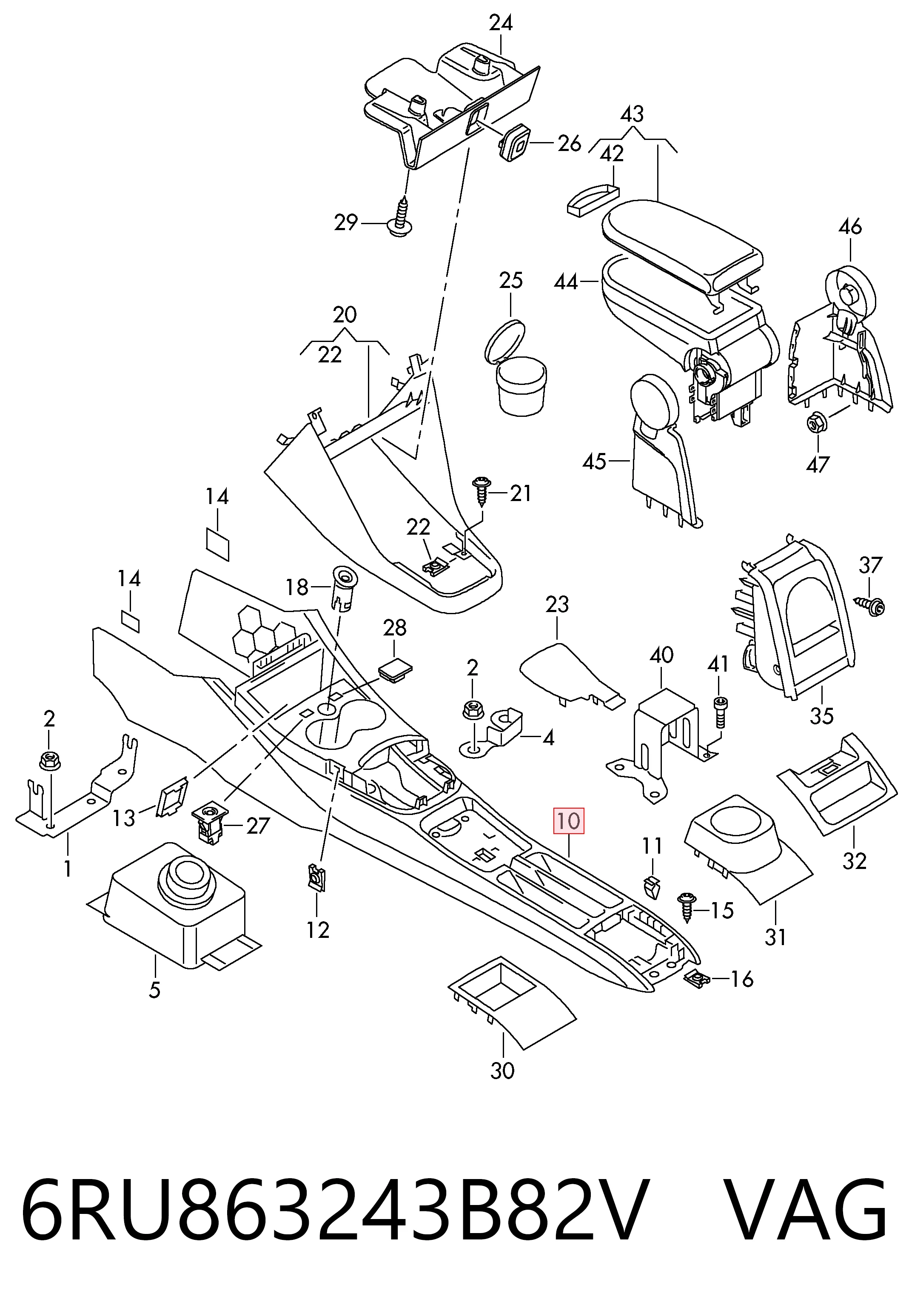 6RU863243B82V VAG