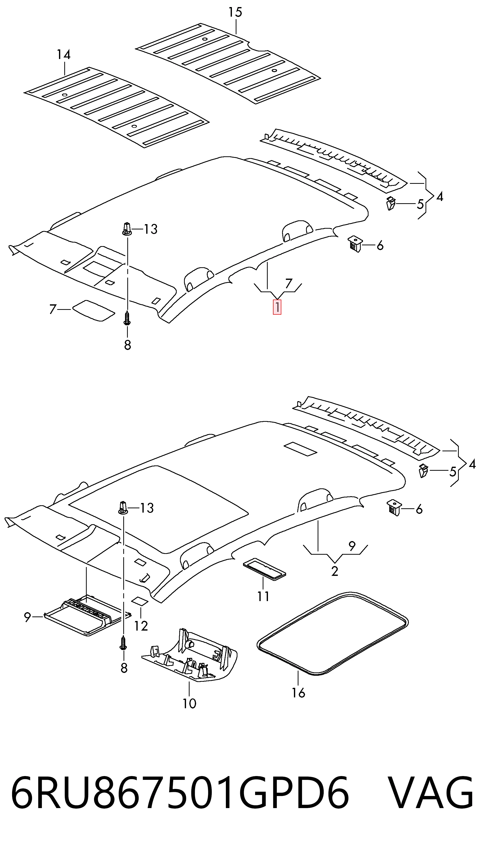 6RU867501GPD6 VAG