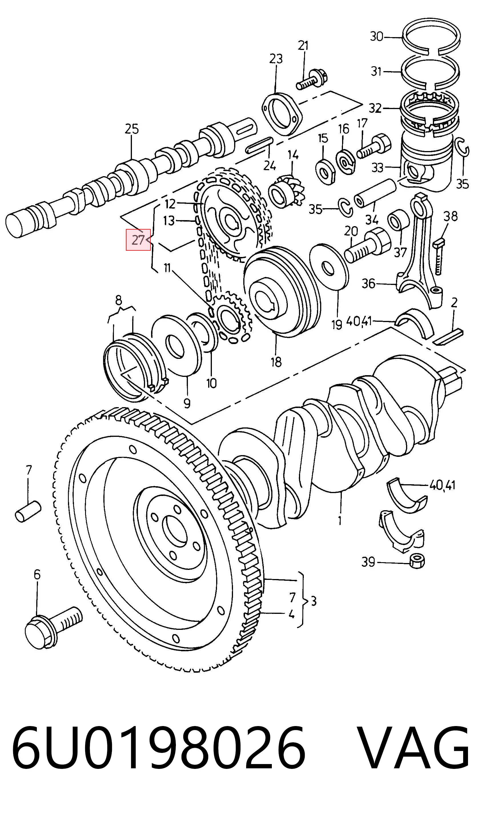 6U0198026 VAG