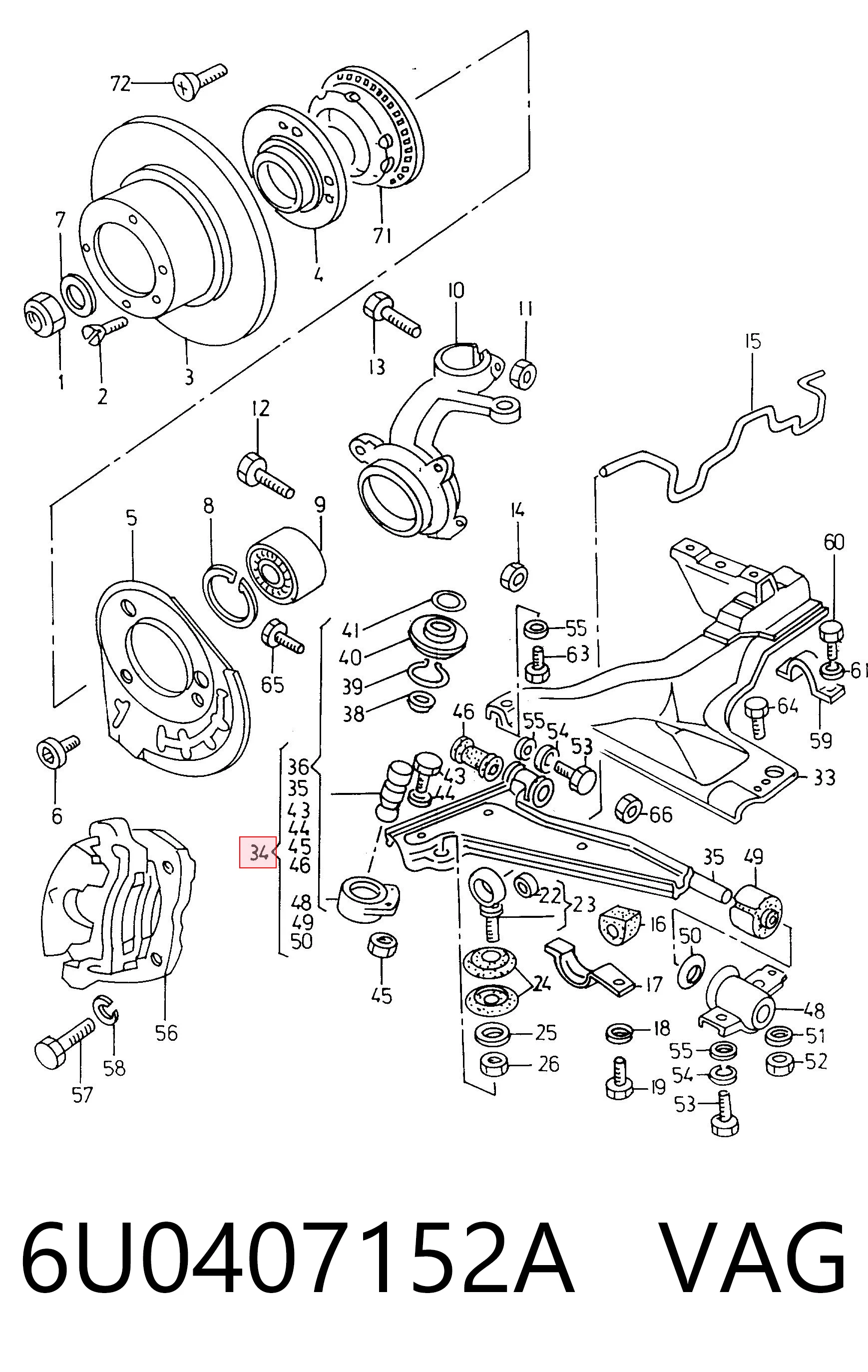 6U0407152A VAG