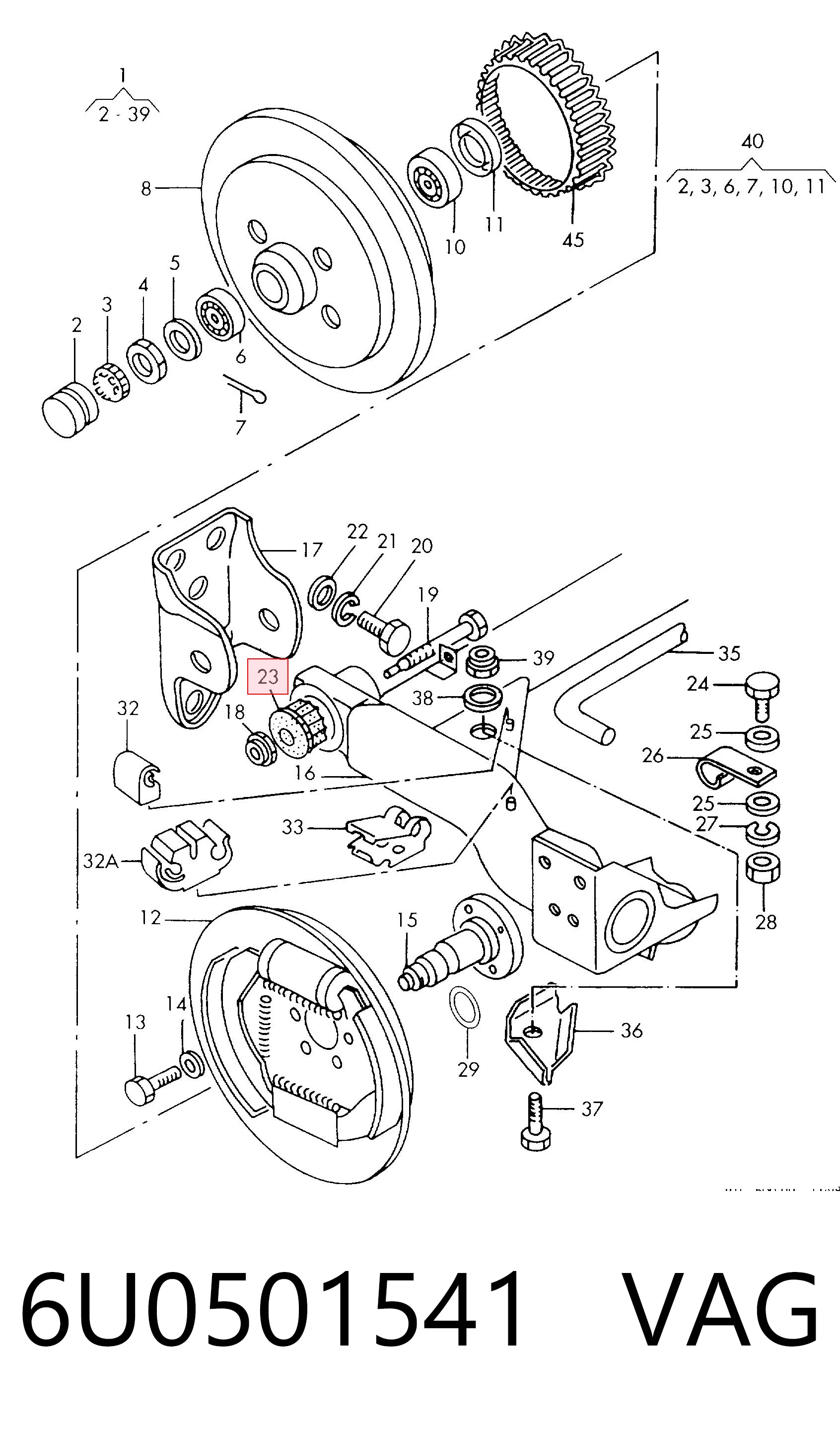 6U0501541 VAG
