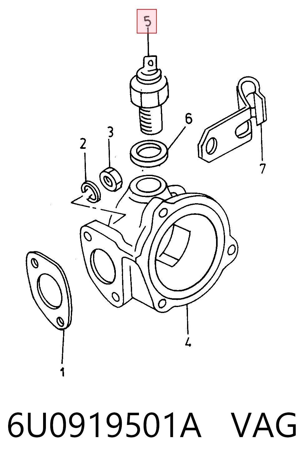 Compre Sensor de temperatura do fluido de esfriamento BMW 3 