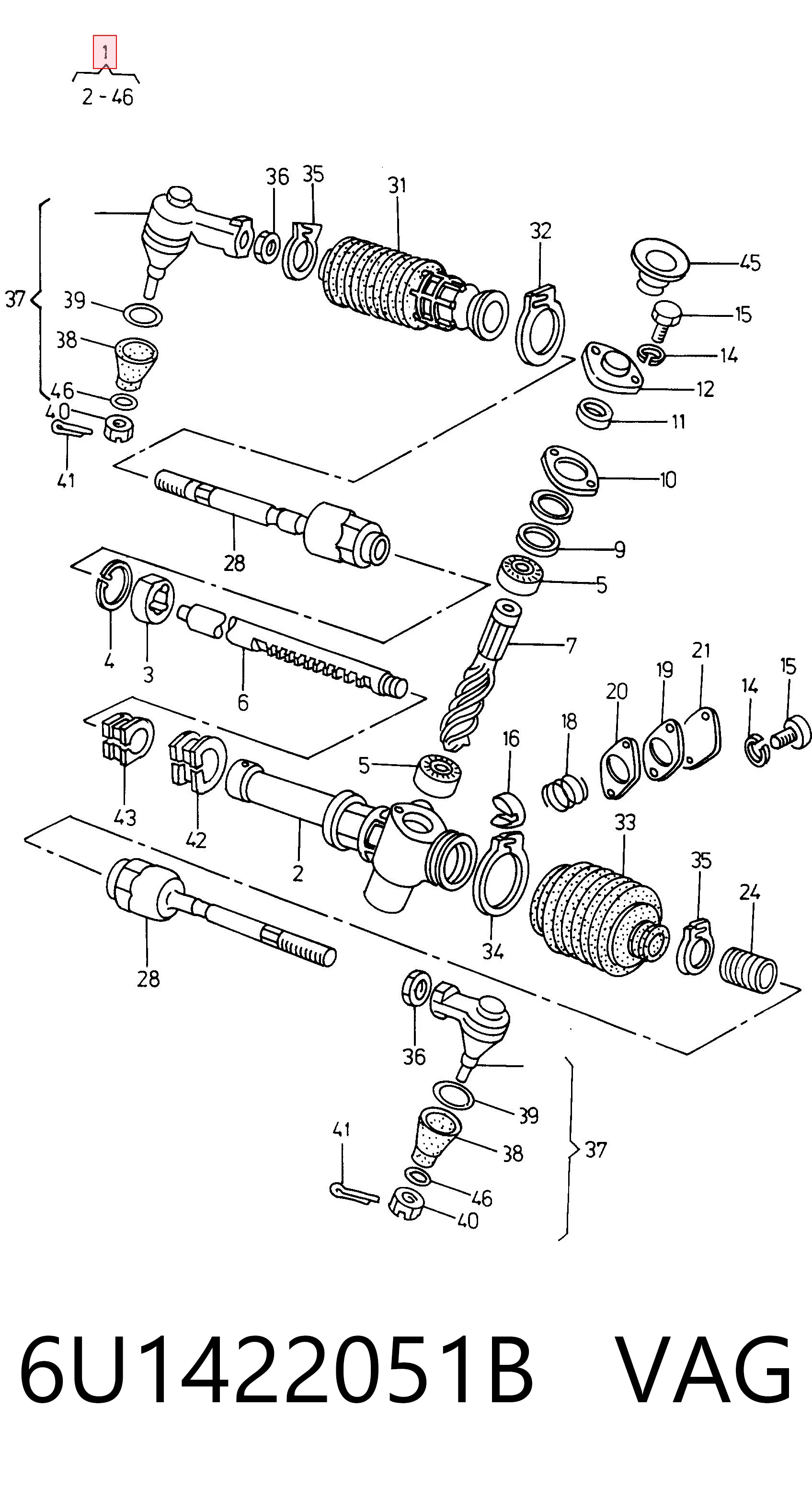 6U1422051B VAG