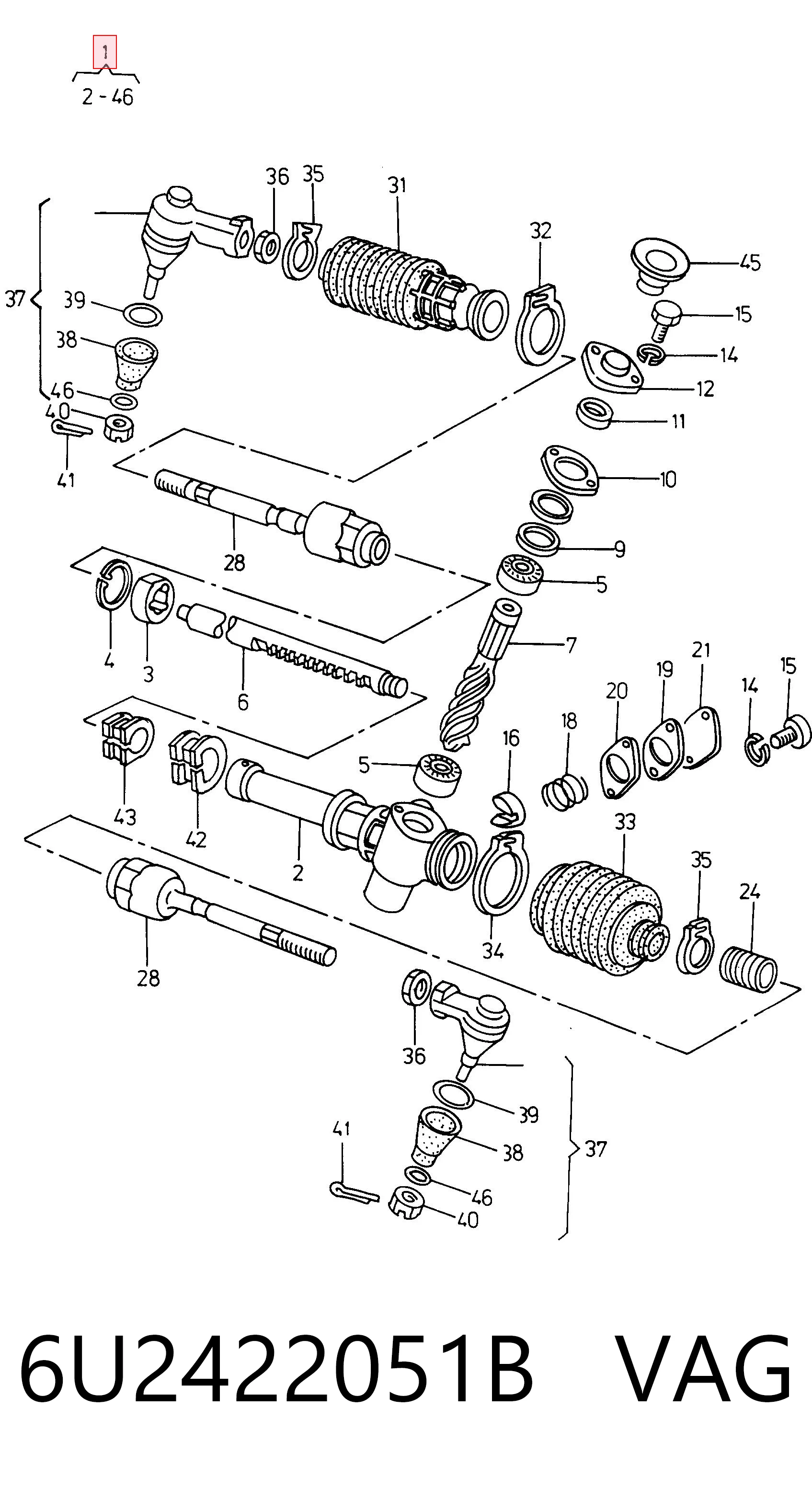 6U2422051B VAG