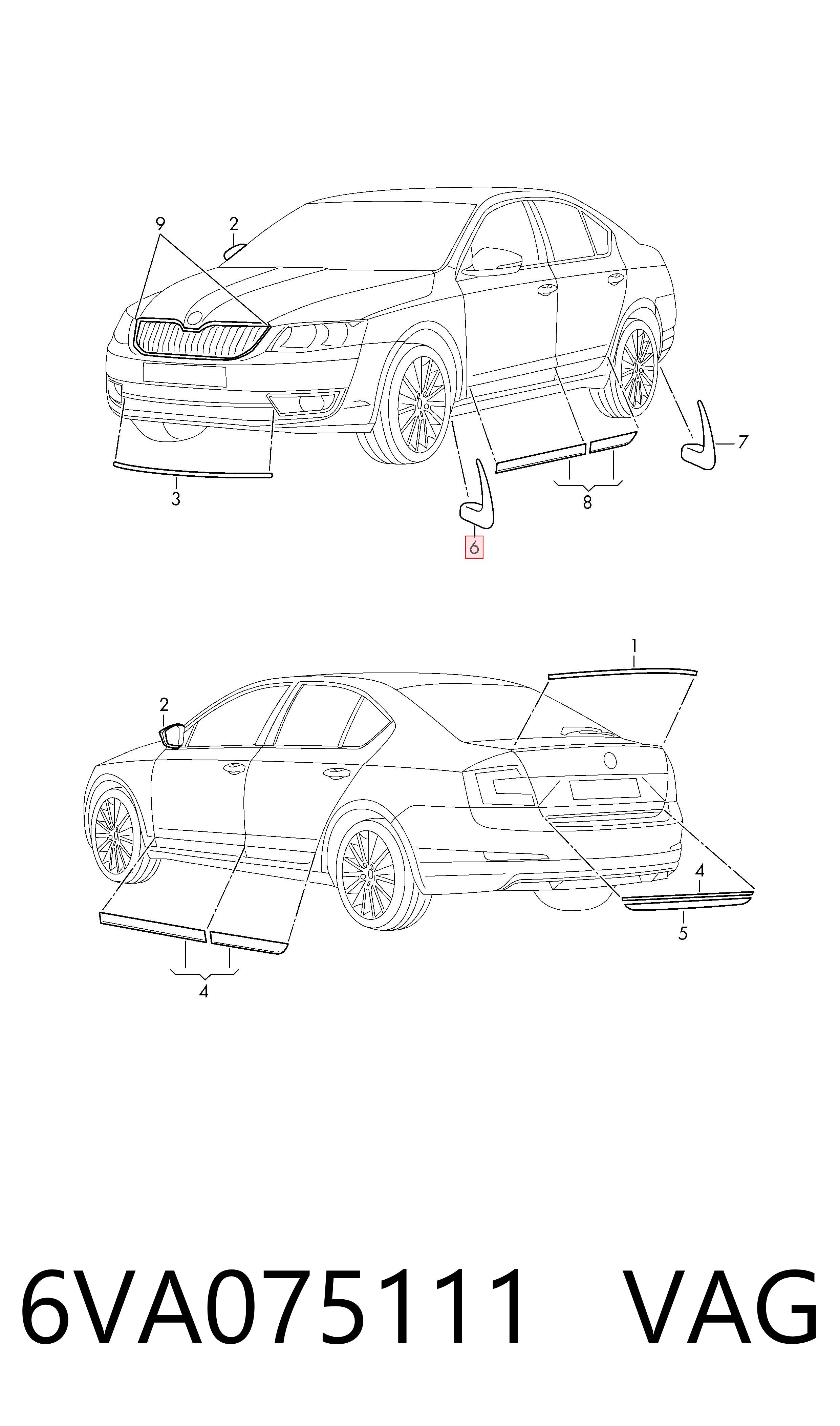  VAG 6VA075111 preço, a partir de 34,37 USD