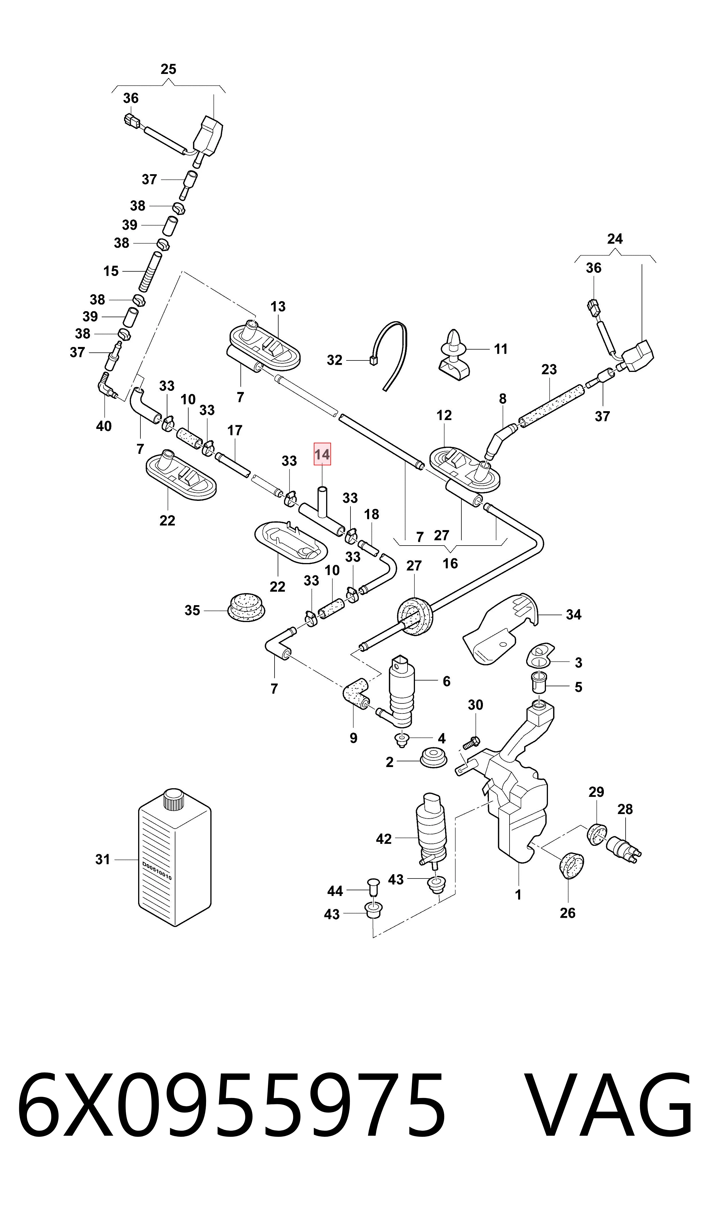 6X0955975 VAG 
