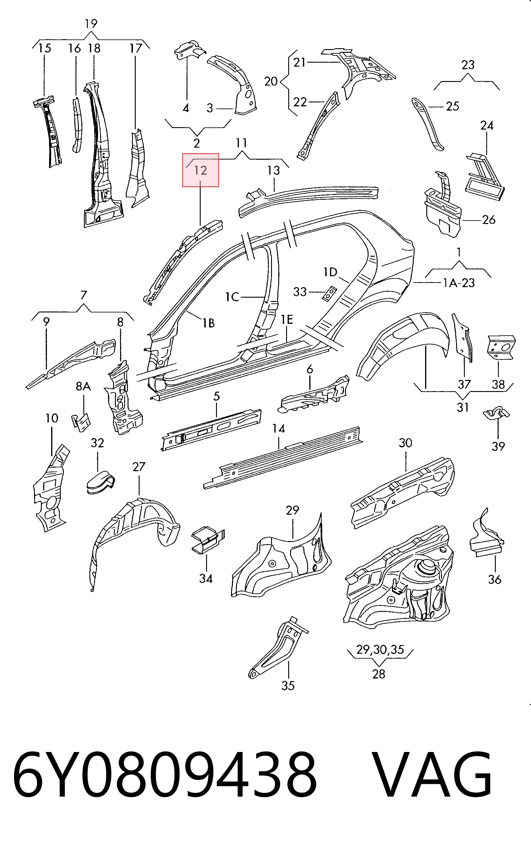 6Y0809438 VAG
