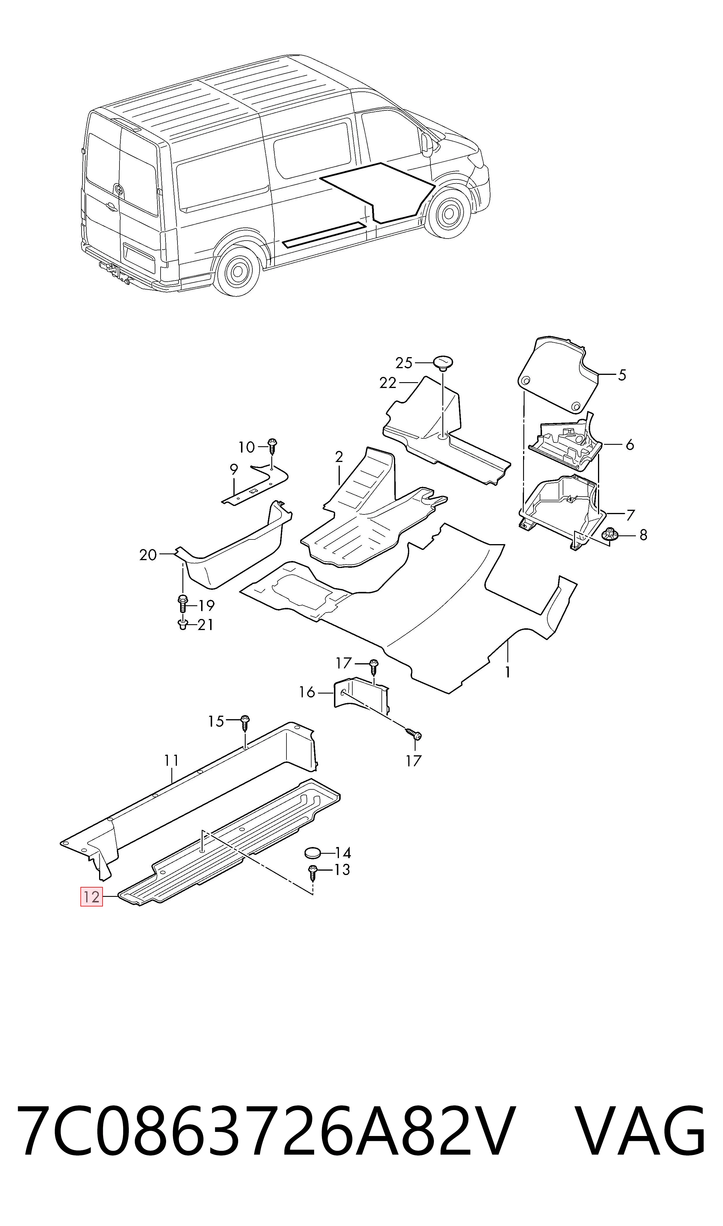 7C0863726A82V VAG