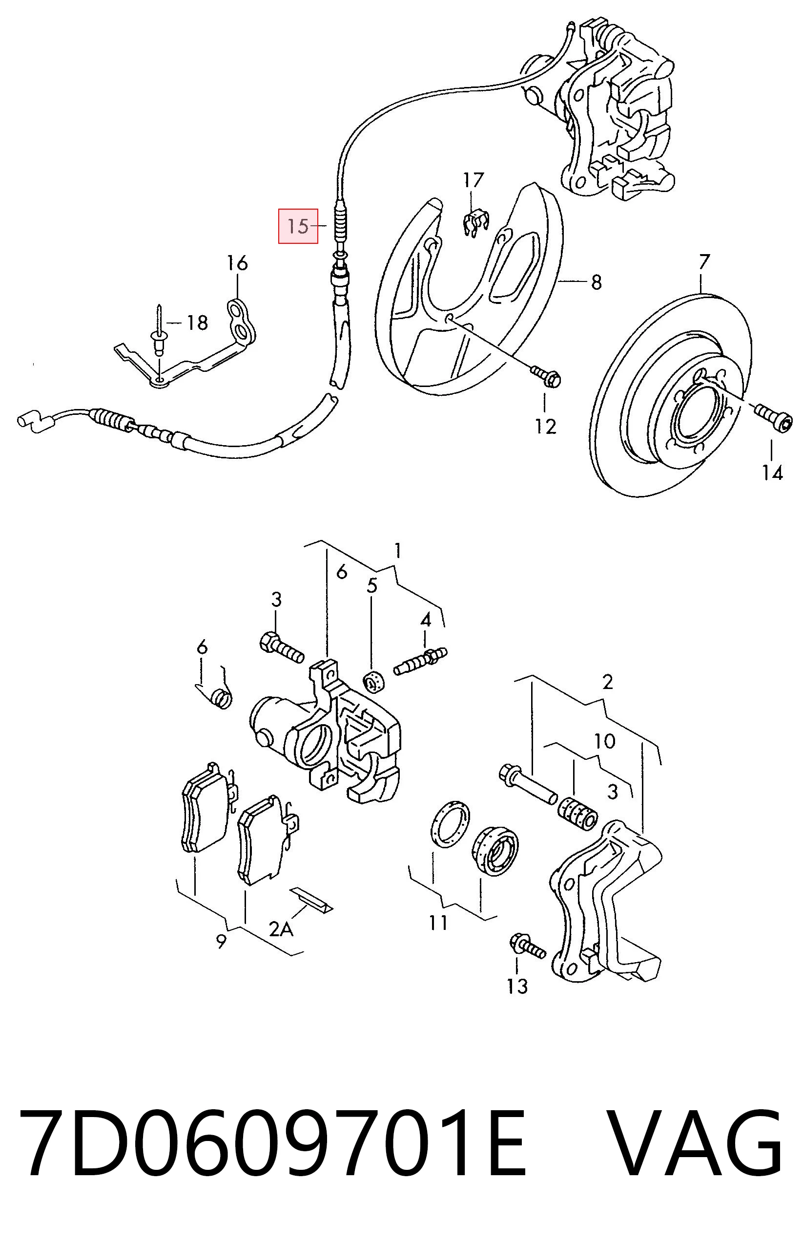 7D0609701E VAG