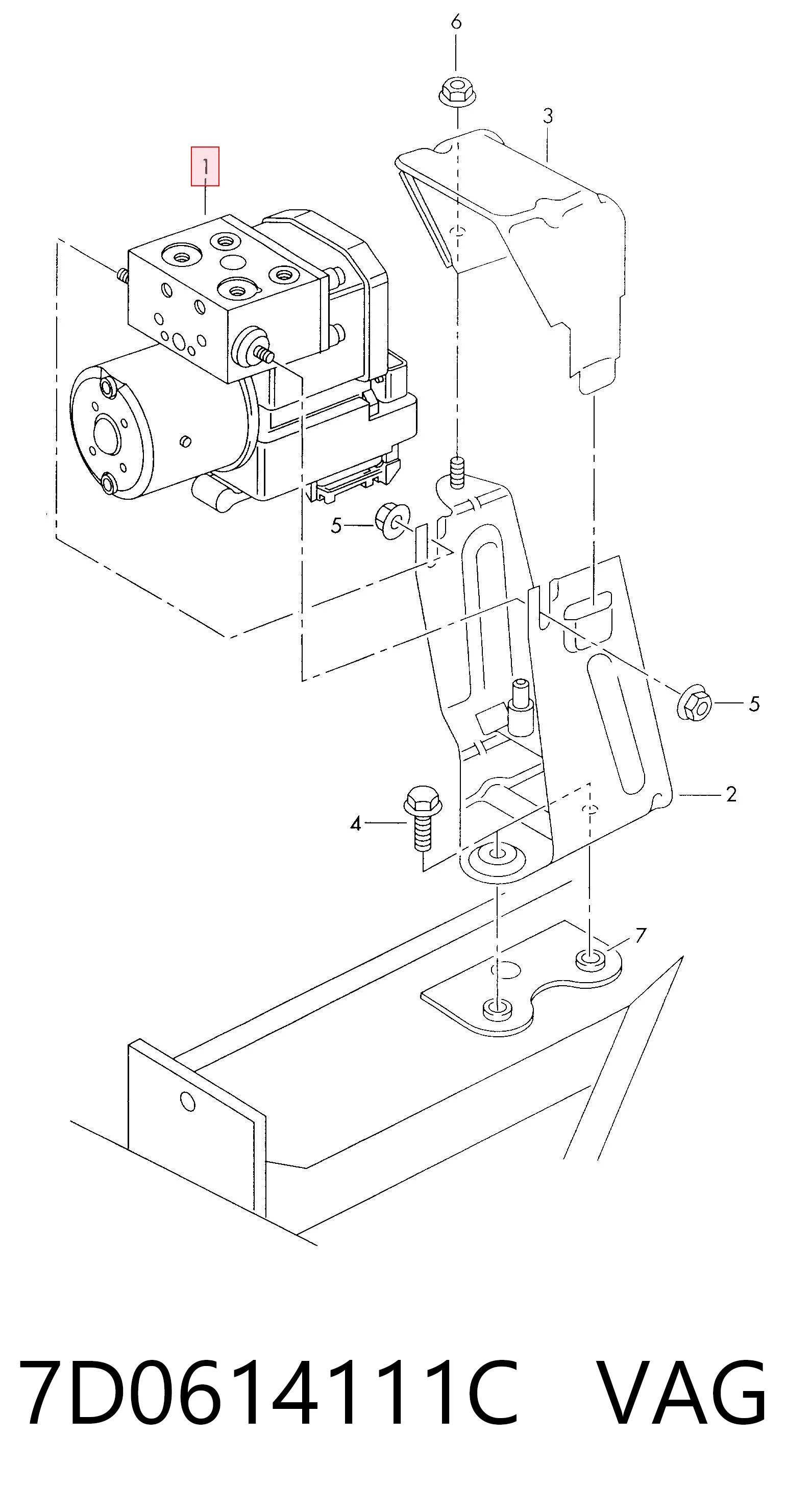 0265220434 Bosch Unidade hidráulico de controlo ABS