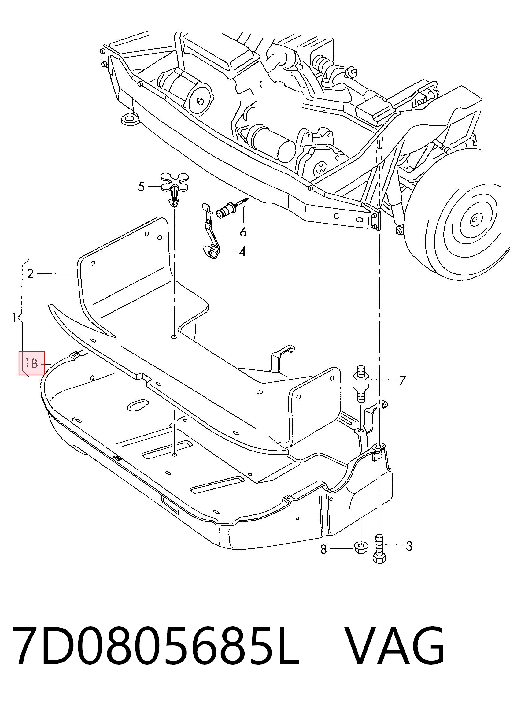 Compre 1181301500 JP Group Proteção de motor, de panela (da seção de motor)