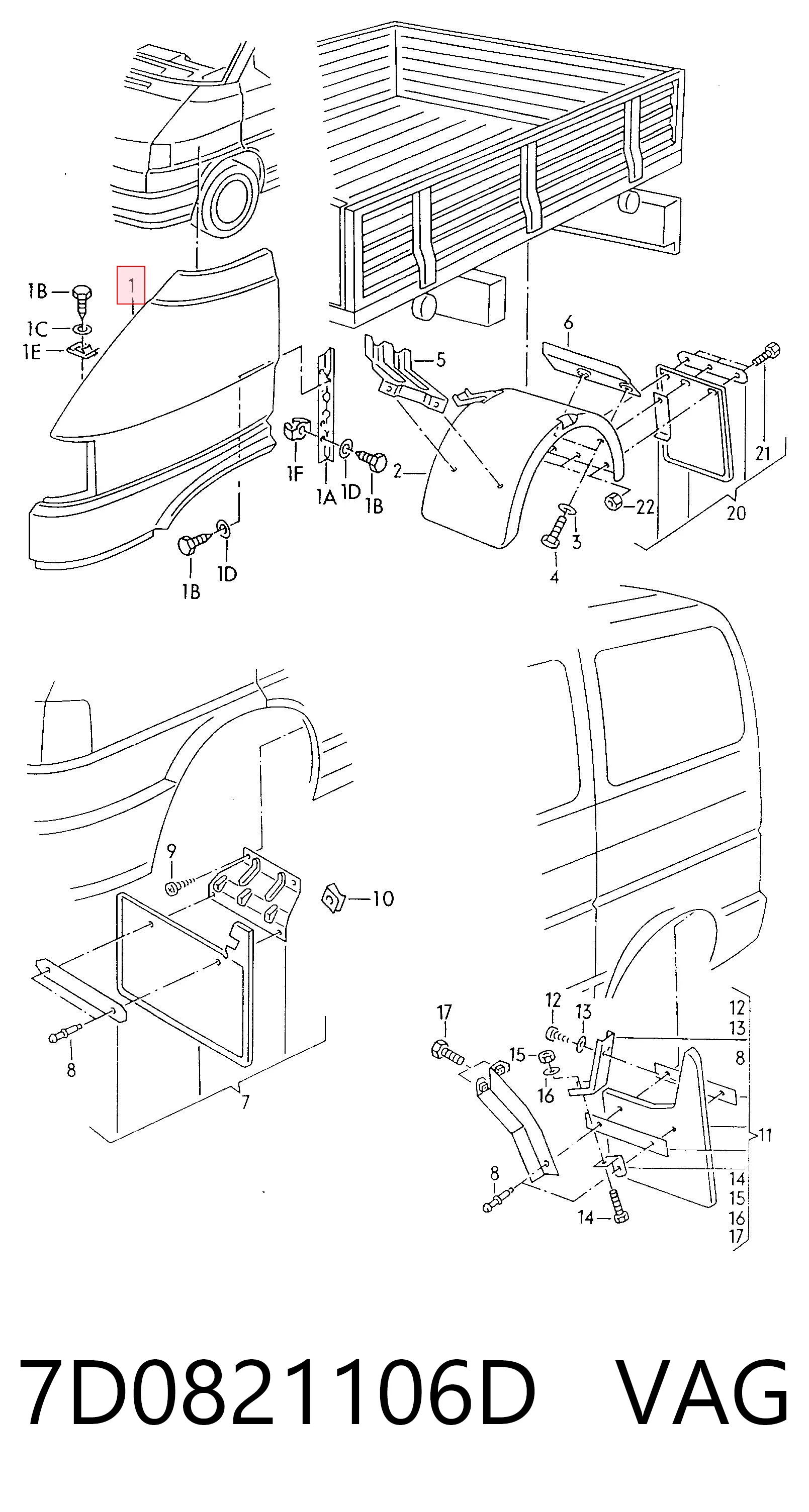 7D0821106D VAG