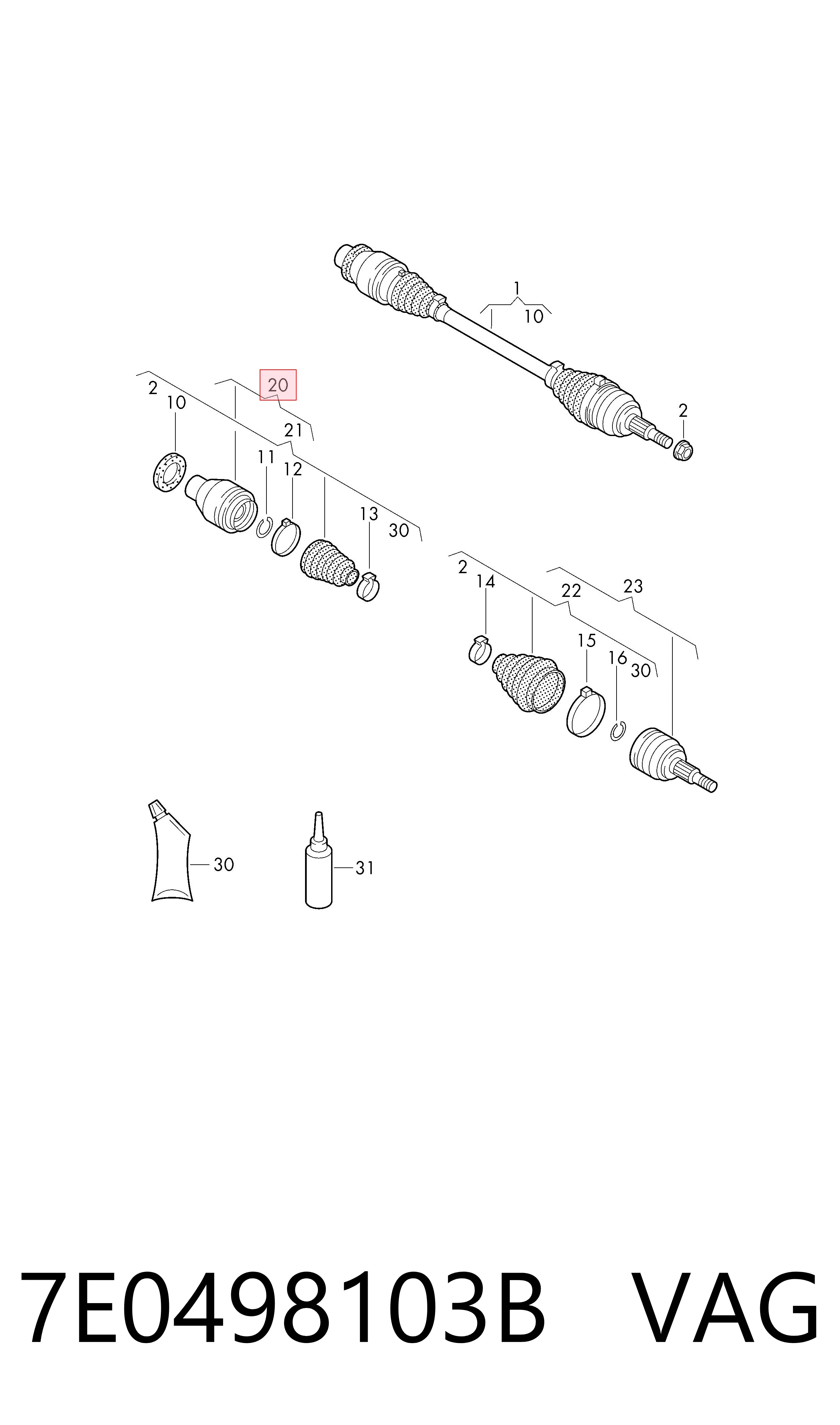 7E0498103B VAG
