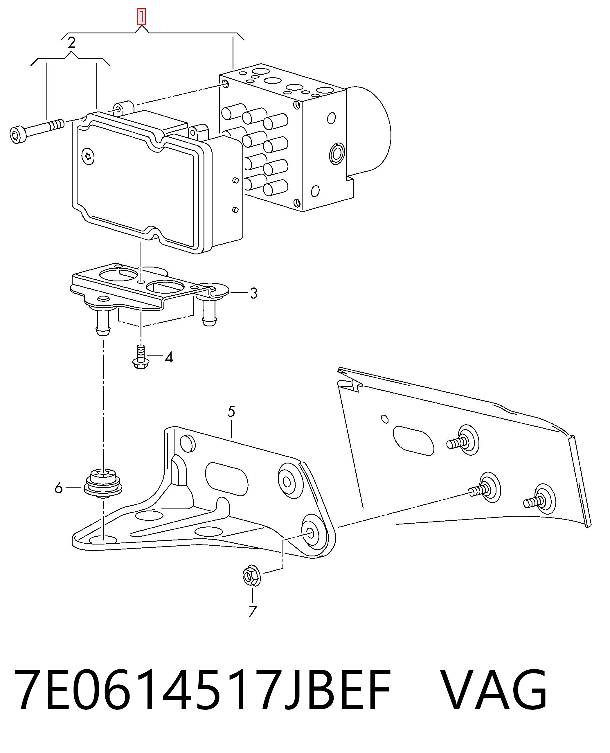 7E0614517JBEF VAG