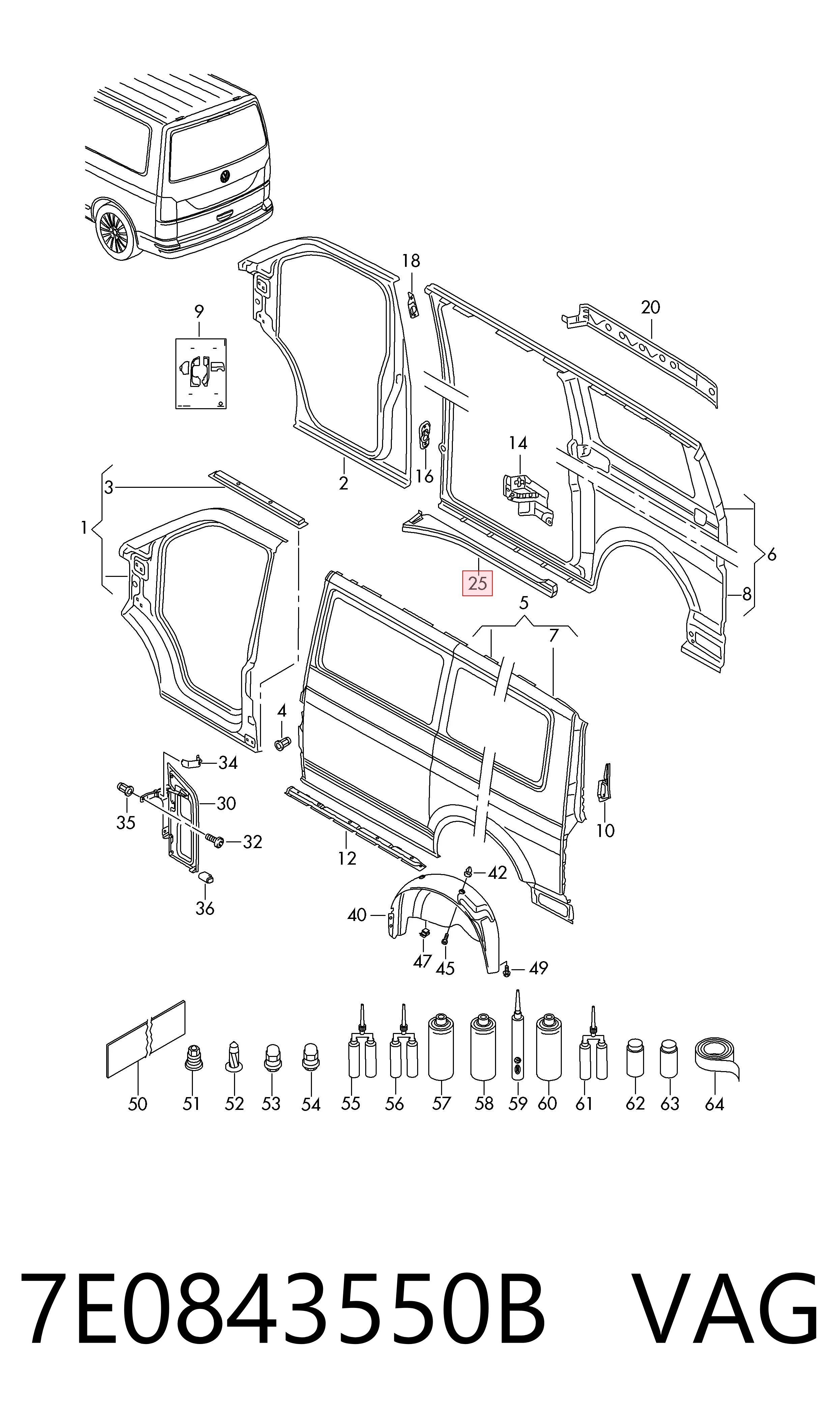 7E0843550B VAG