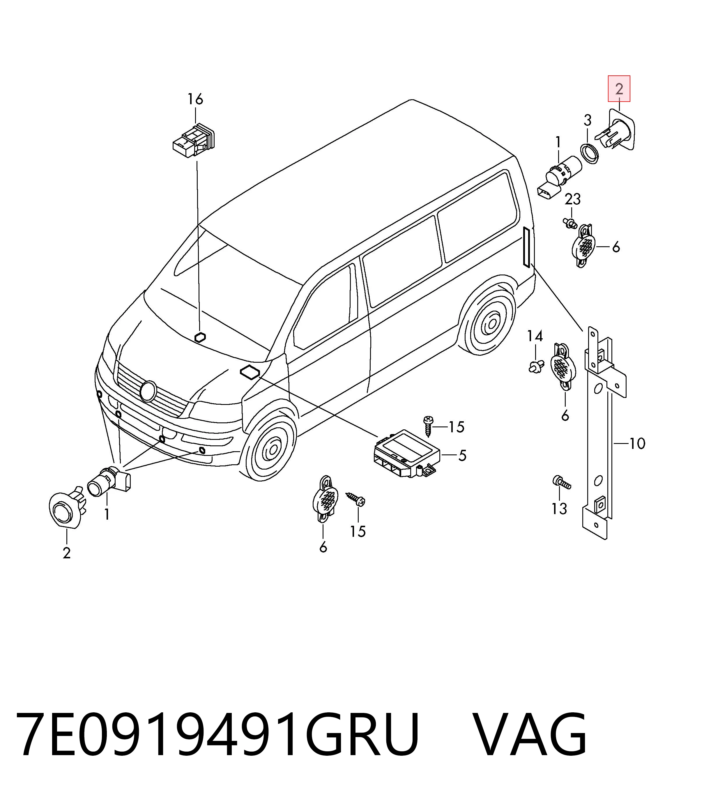 7E0919491GRU VAG