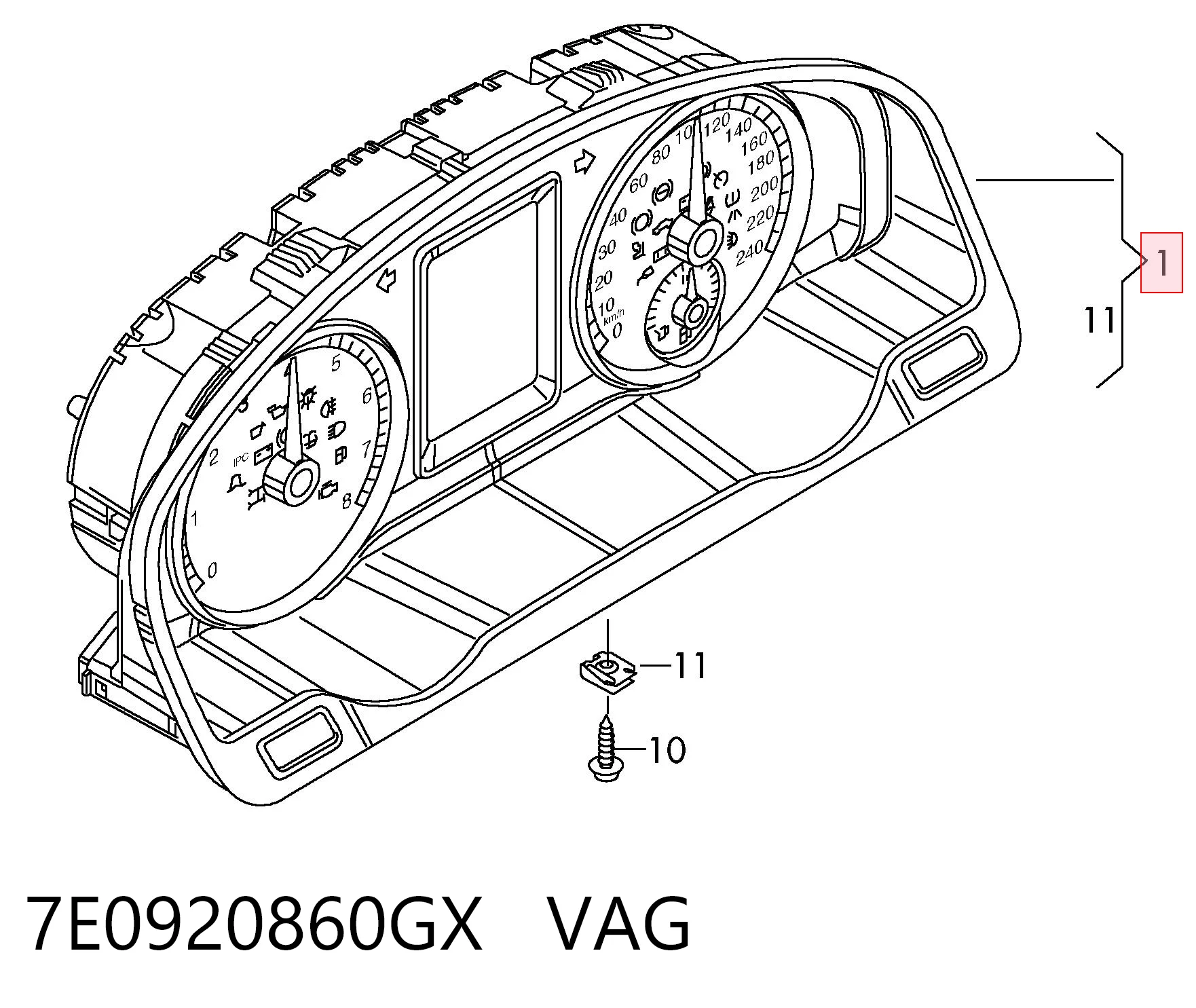 7E0920860GX VAG