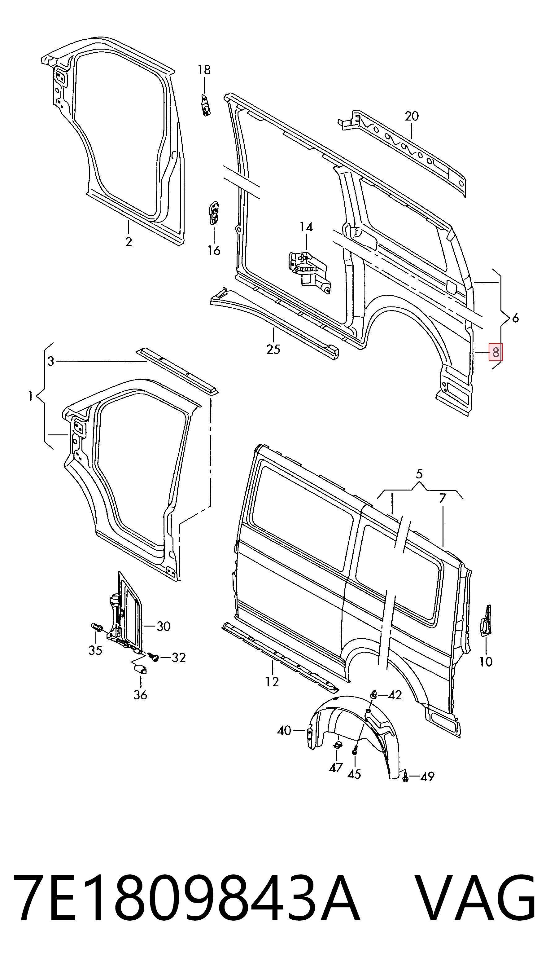 7E1809843A VAG 