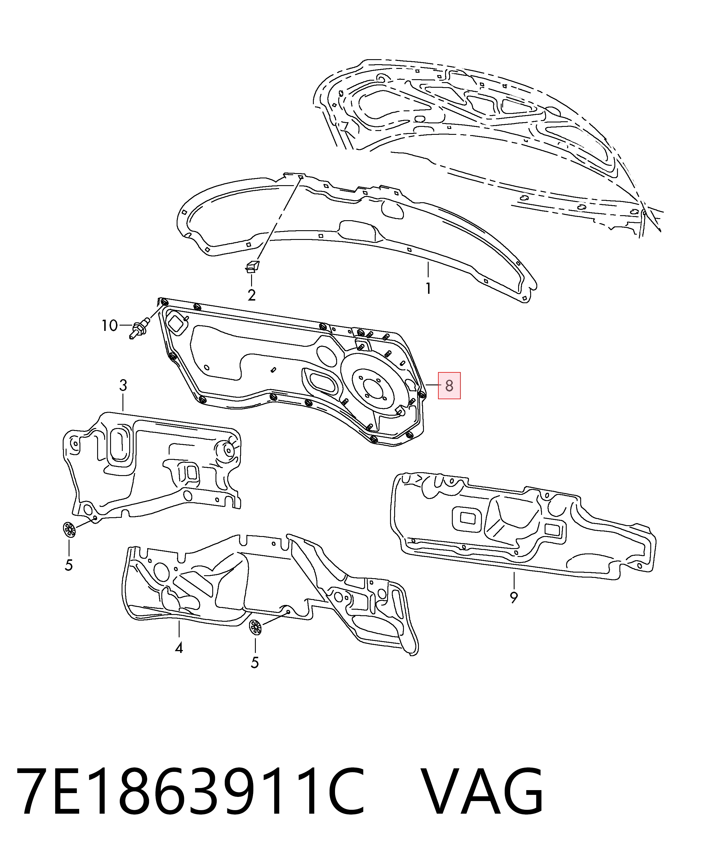 7E1863911C VAG