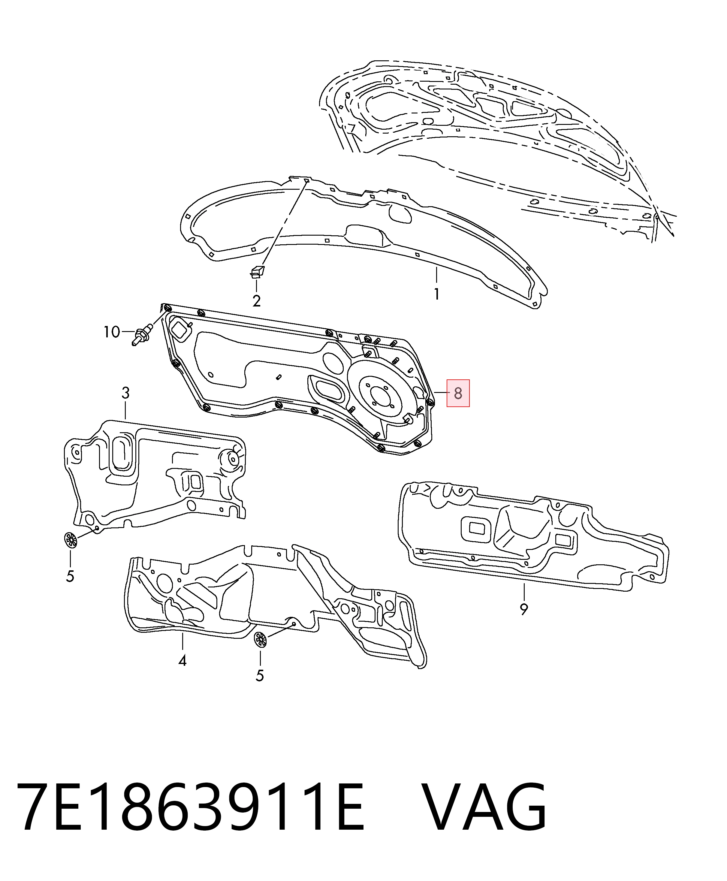 7E1863911E VAG