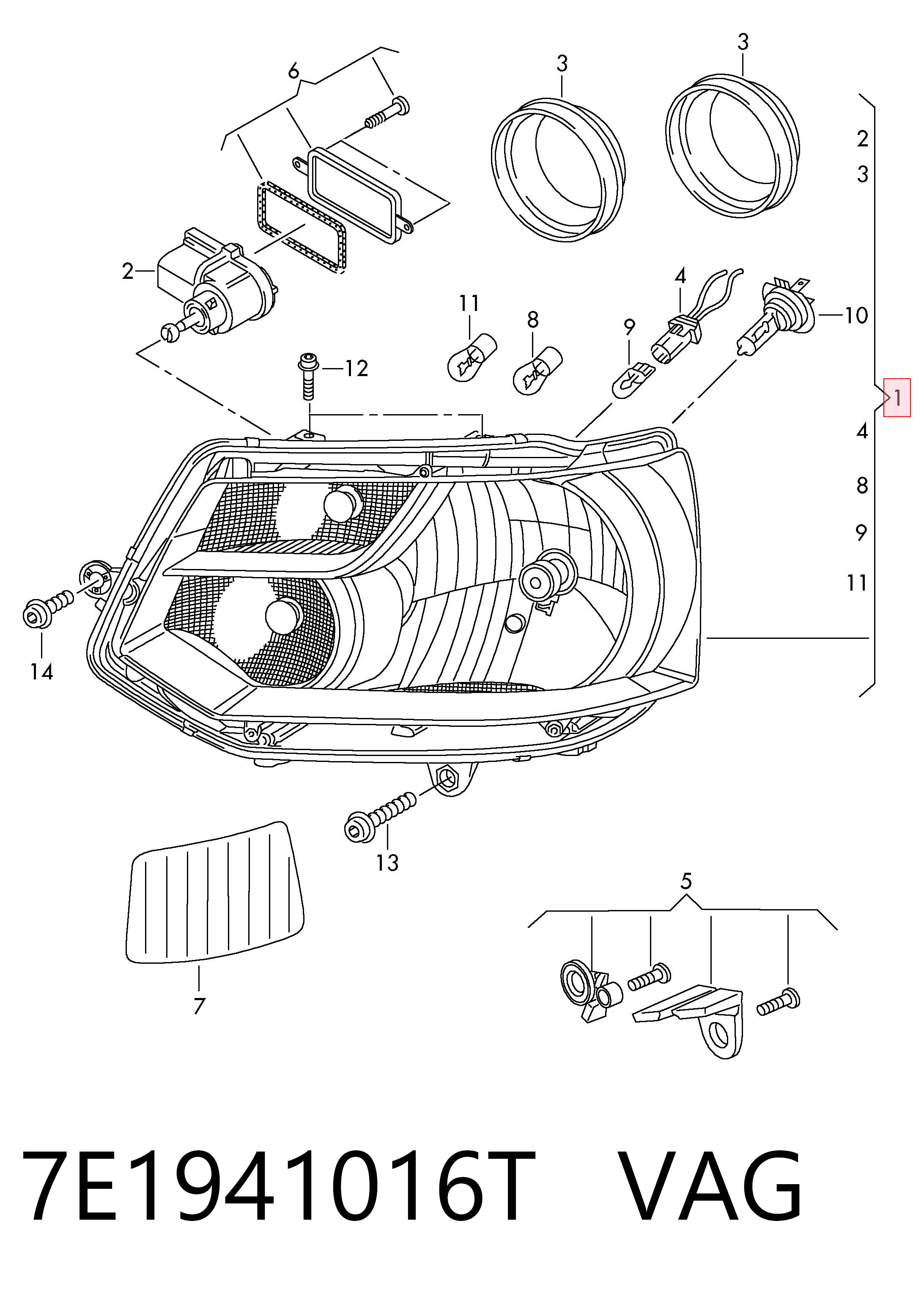 7E1941016T VAG