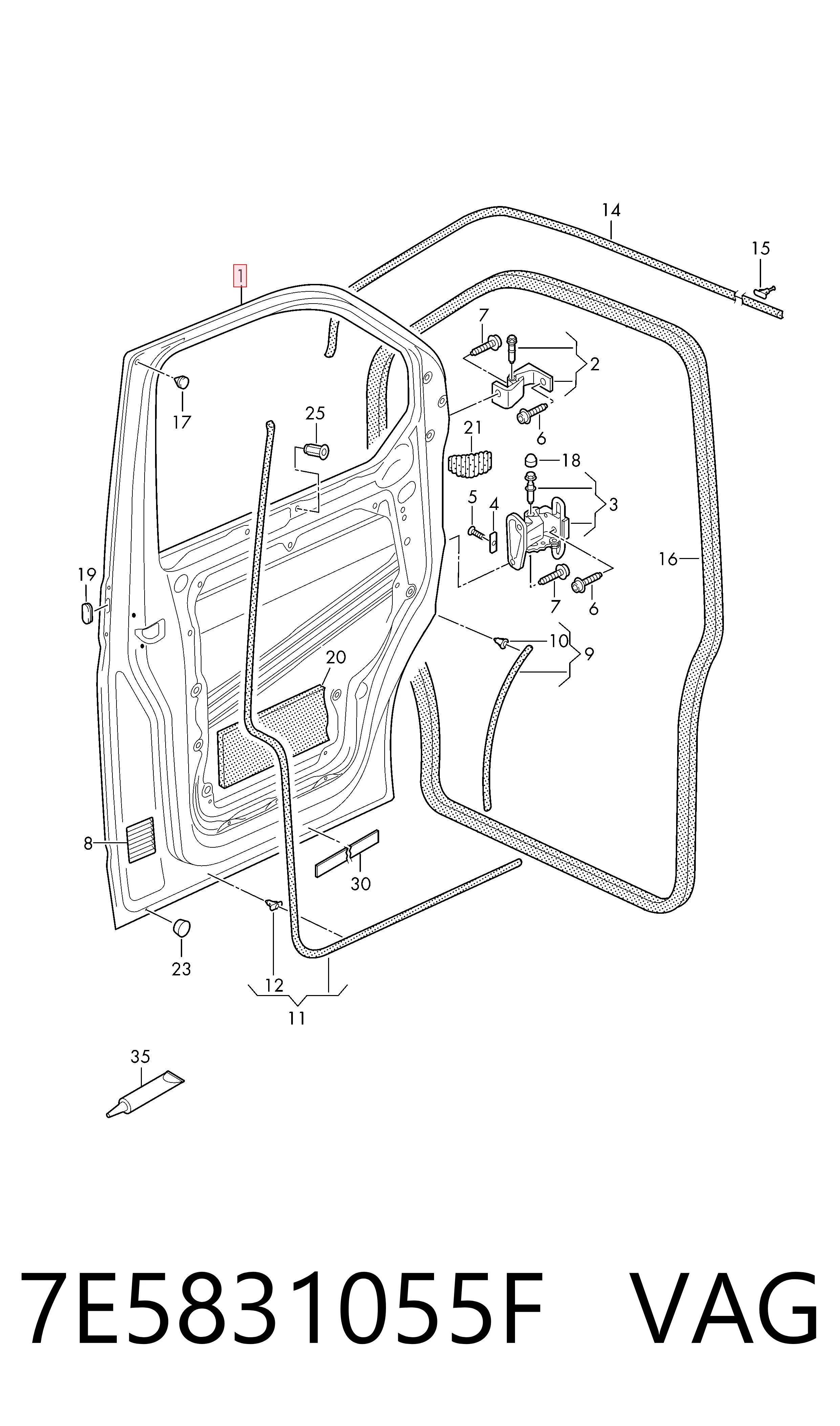 Porta dianteira esquerda Volkswagen Transporter preço, a partir de 283,56 USD