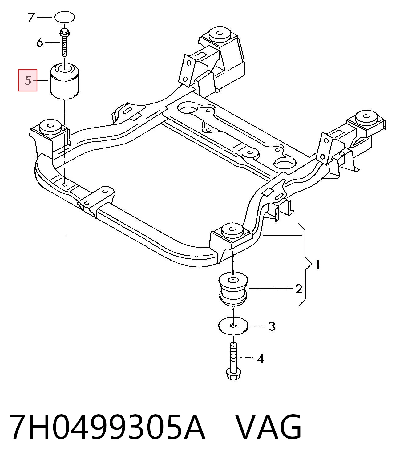 7H0499305A VAG