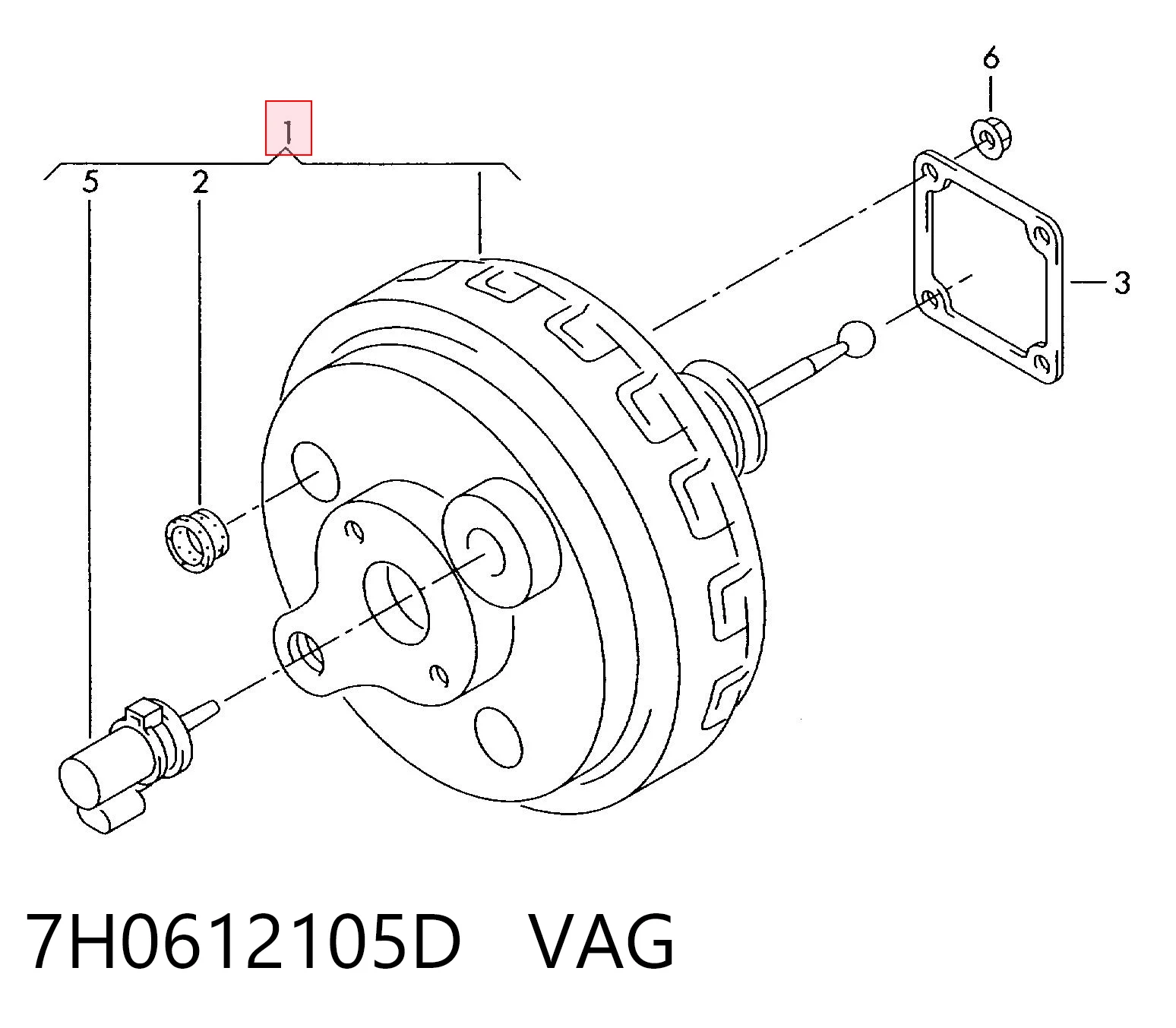 7H0612105D VAG