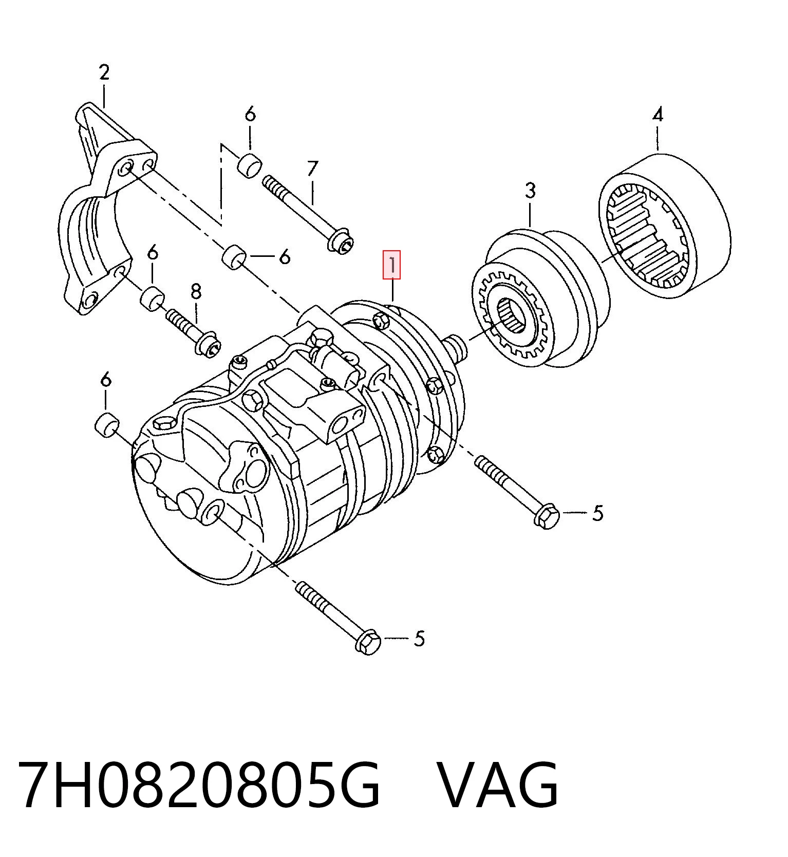 7H0820805G VAG