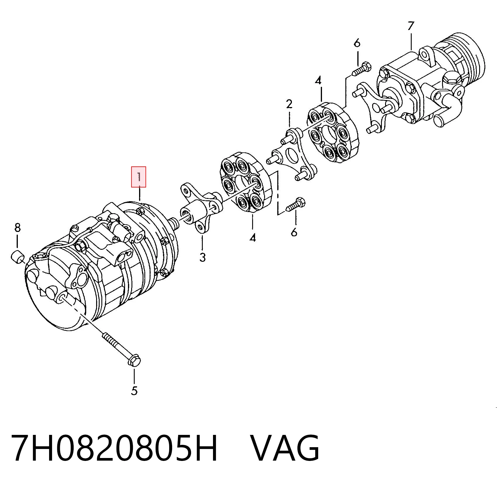 7H0820805H VAG