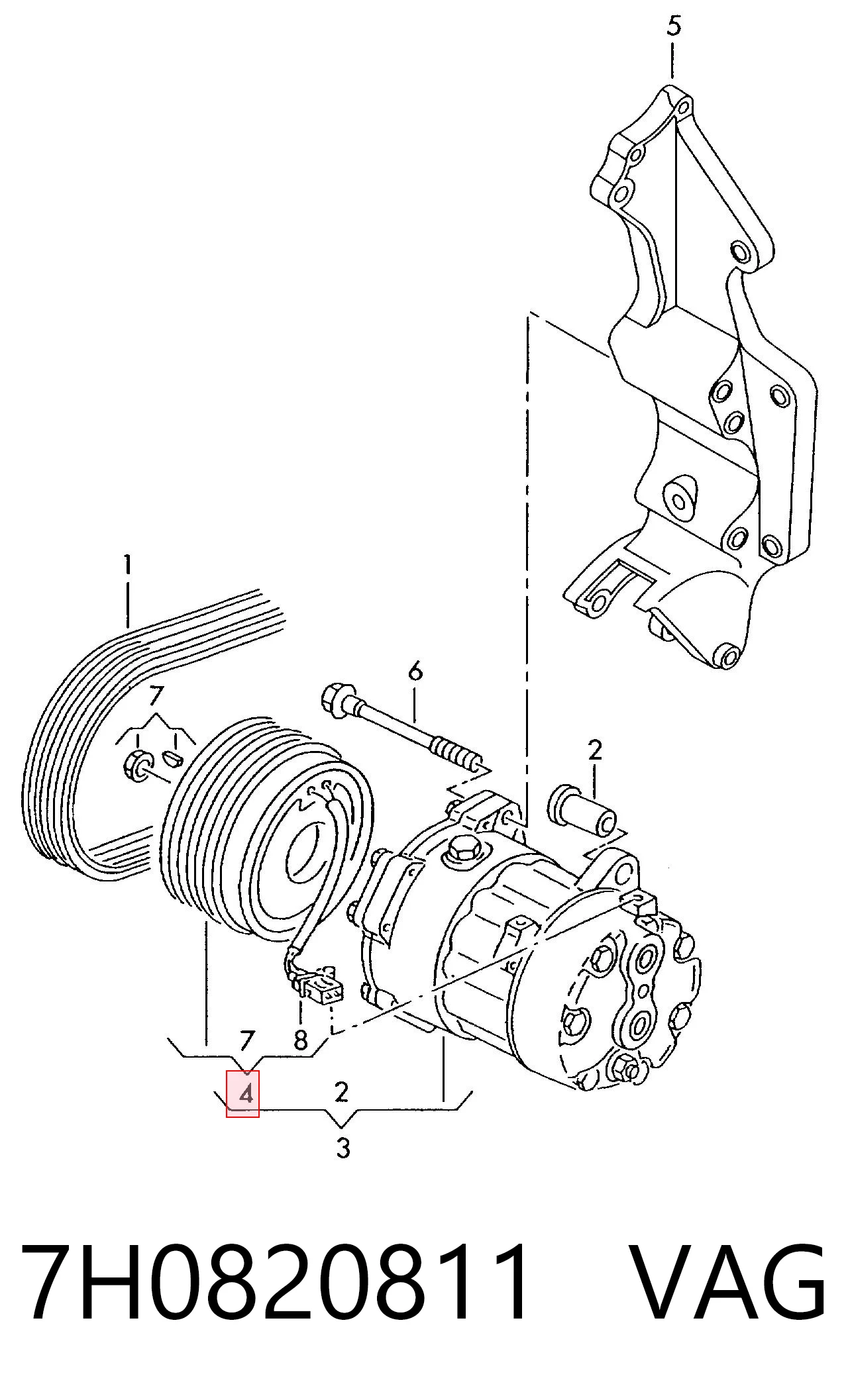 7H0820811 VAG