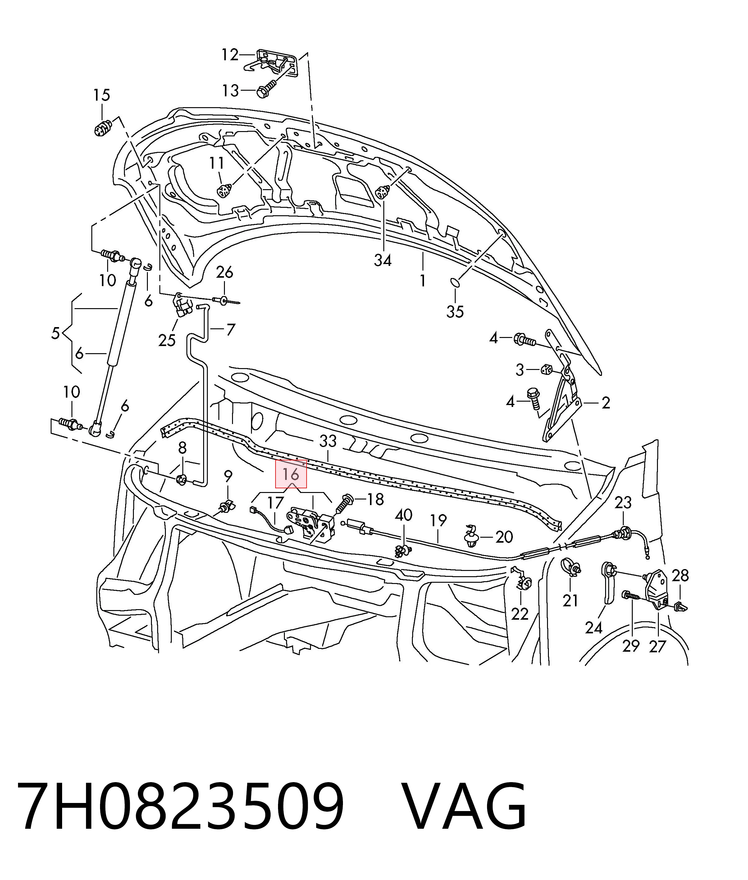 7H0823509 VAG