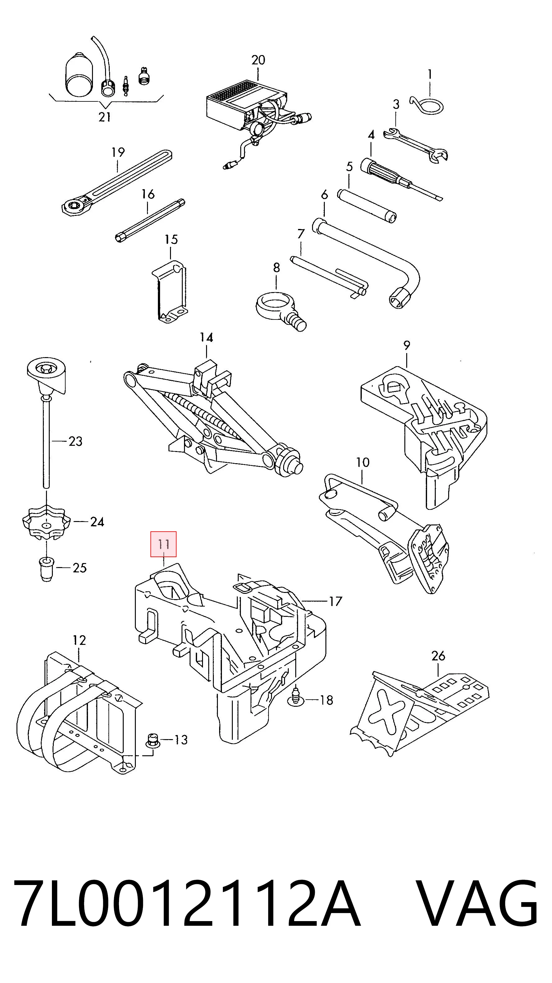 7L0012112A VAG