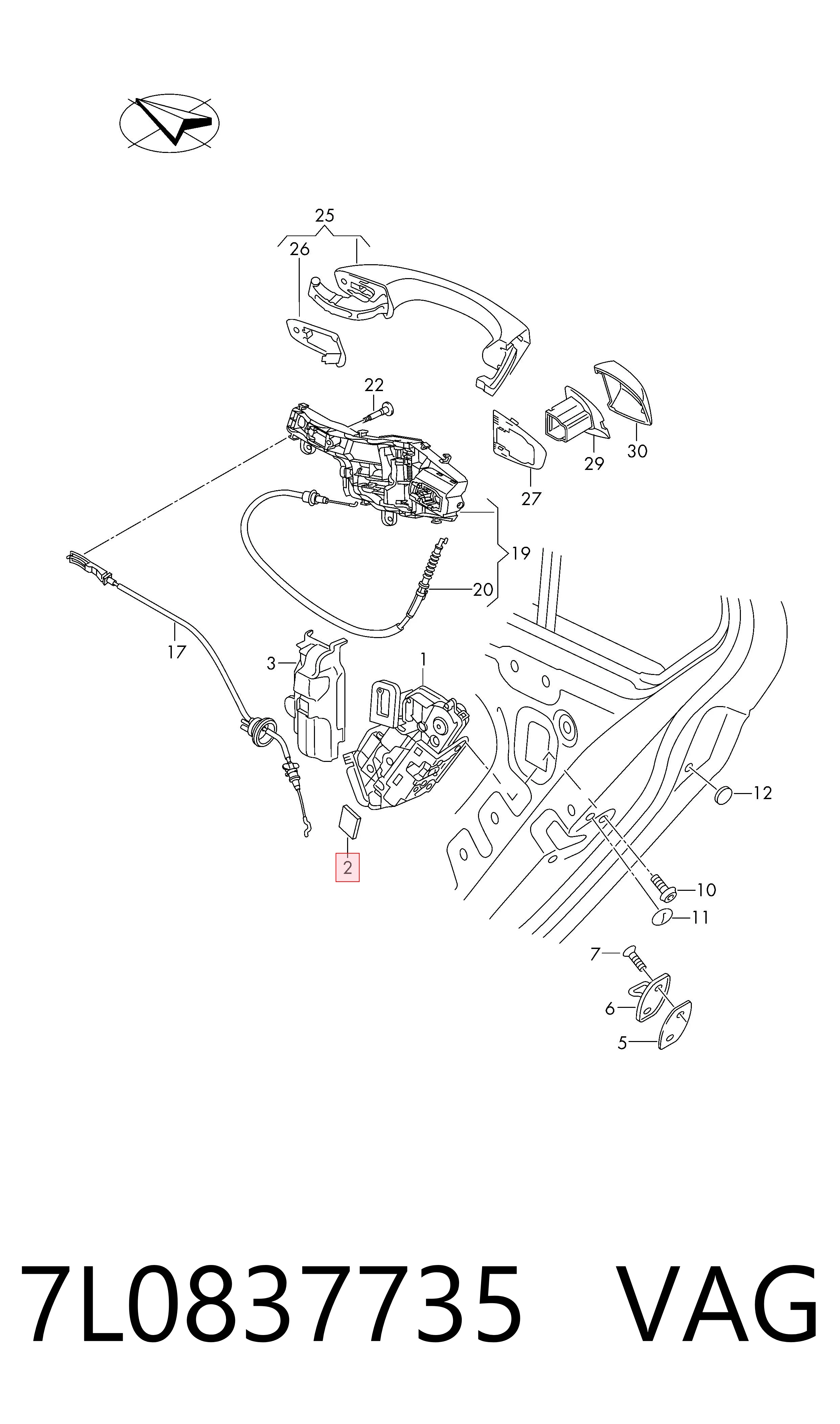 7L0837735 VAG