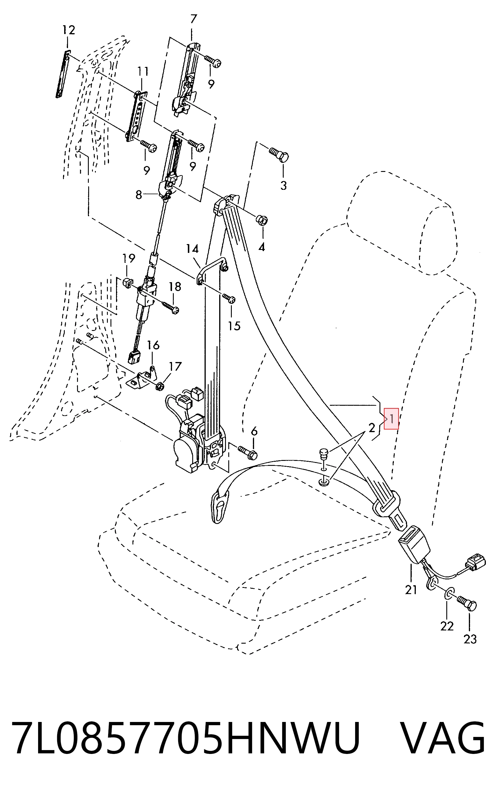 7L0857705HNWU VAG