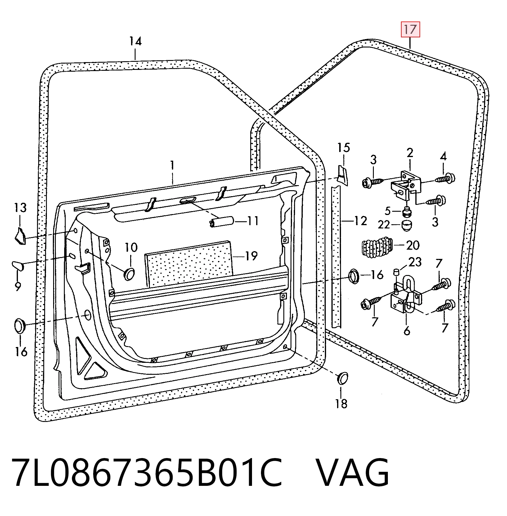 7L0867365B01C VAG