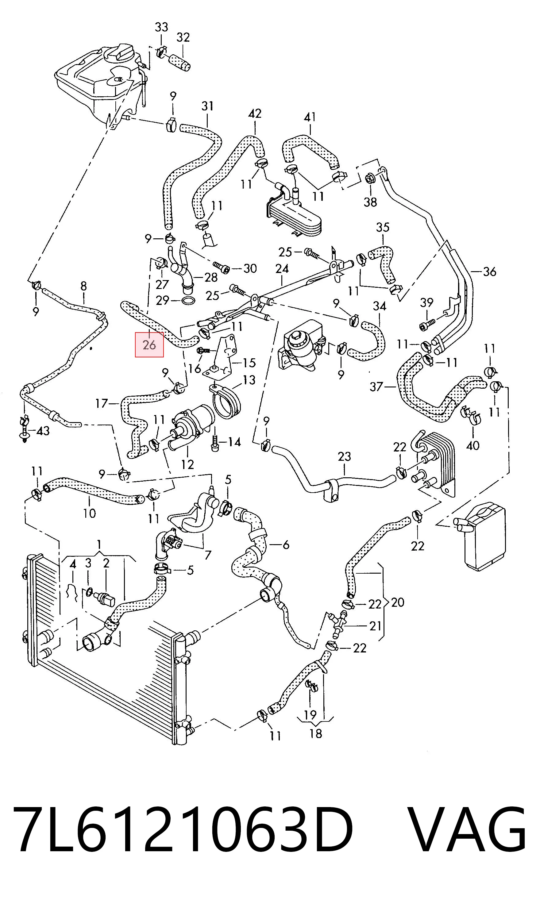 7L6121063D VAG